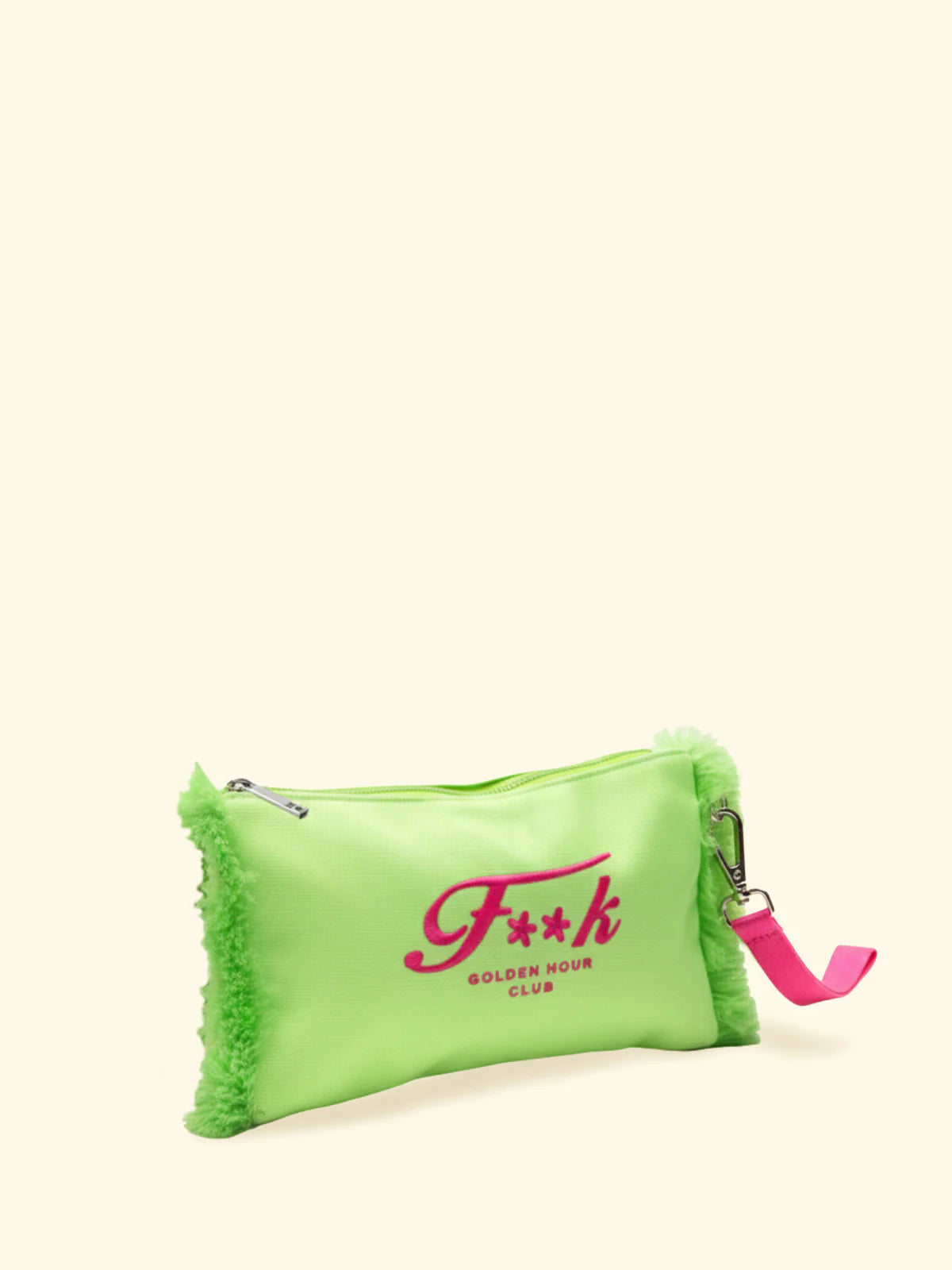 F**K - Mini Pochette Cotone Logo Ricamato e Laccetto Polso SW0108-LI