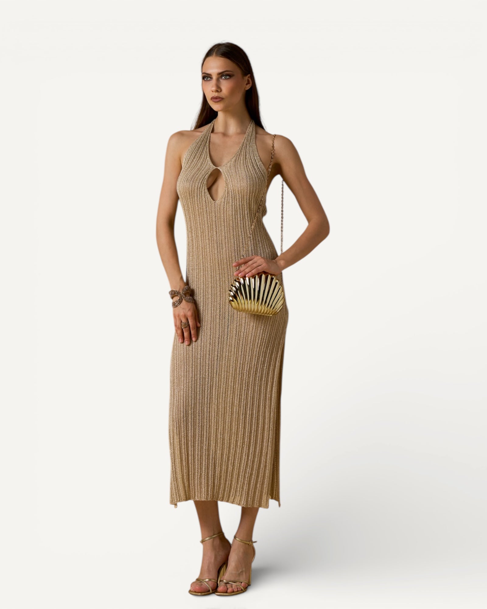 No Secrets - Abito Goccia Lurex