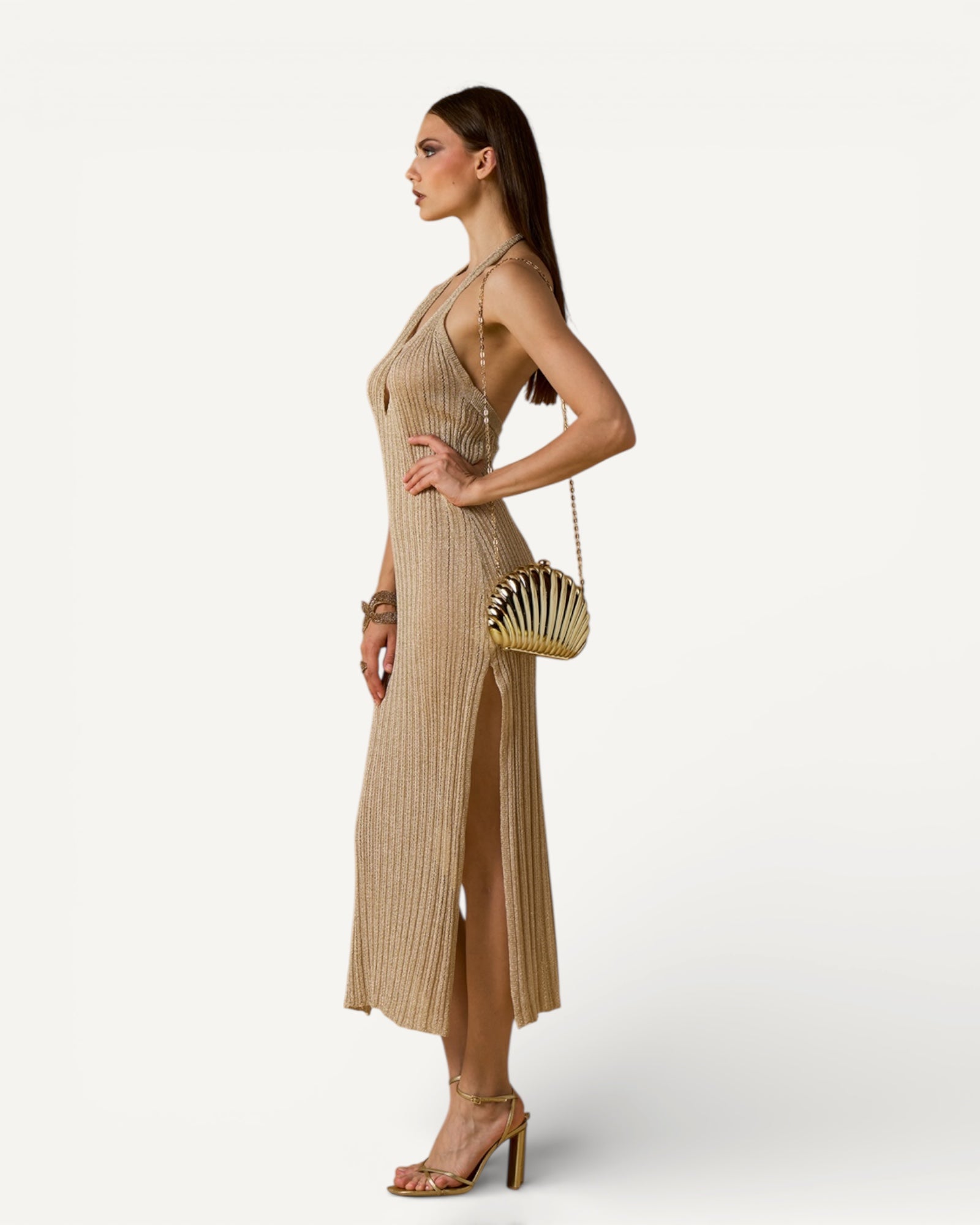 No Secrets - Abito Goccia Lurex