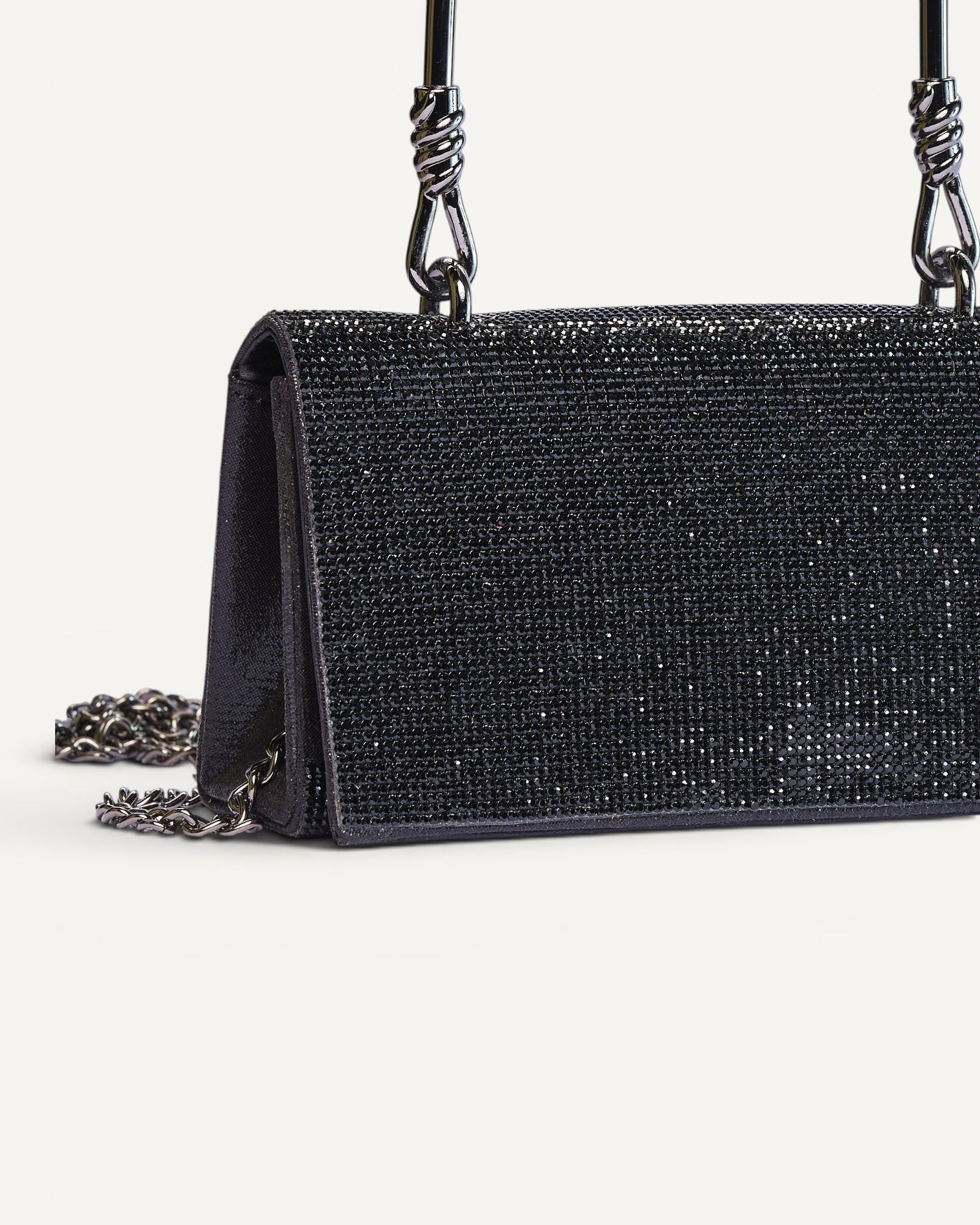 Albano - Borsa Blanche Strass Nero