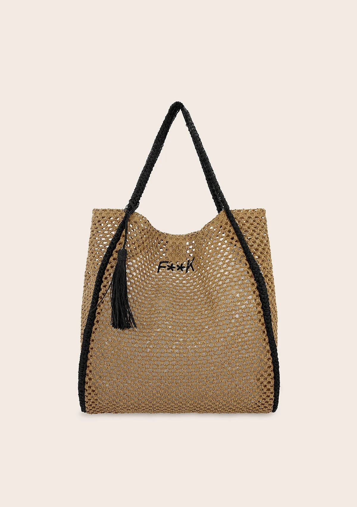 F**K - Tote Summer Bag Donna Beige A056-BG
