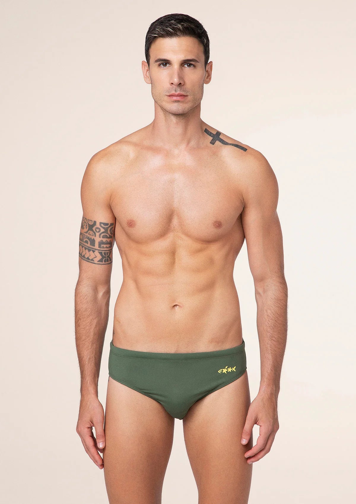 F**K - Slip Uomo Verde Militare M01SU20-MG