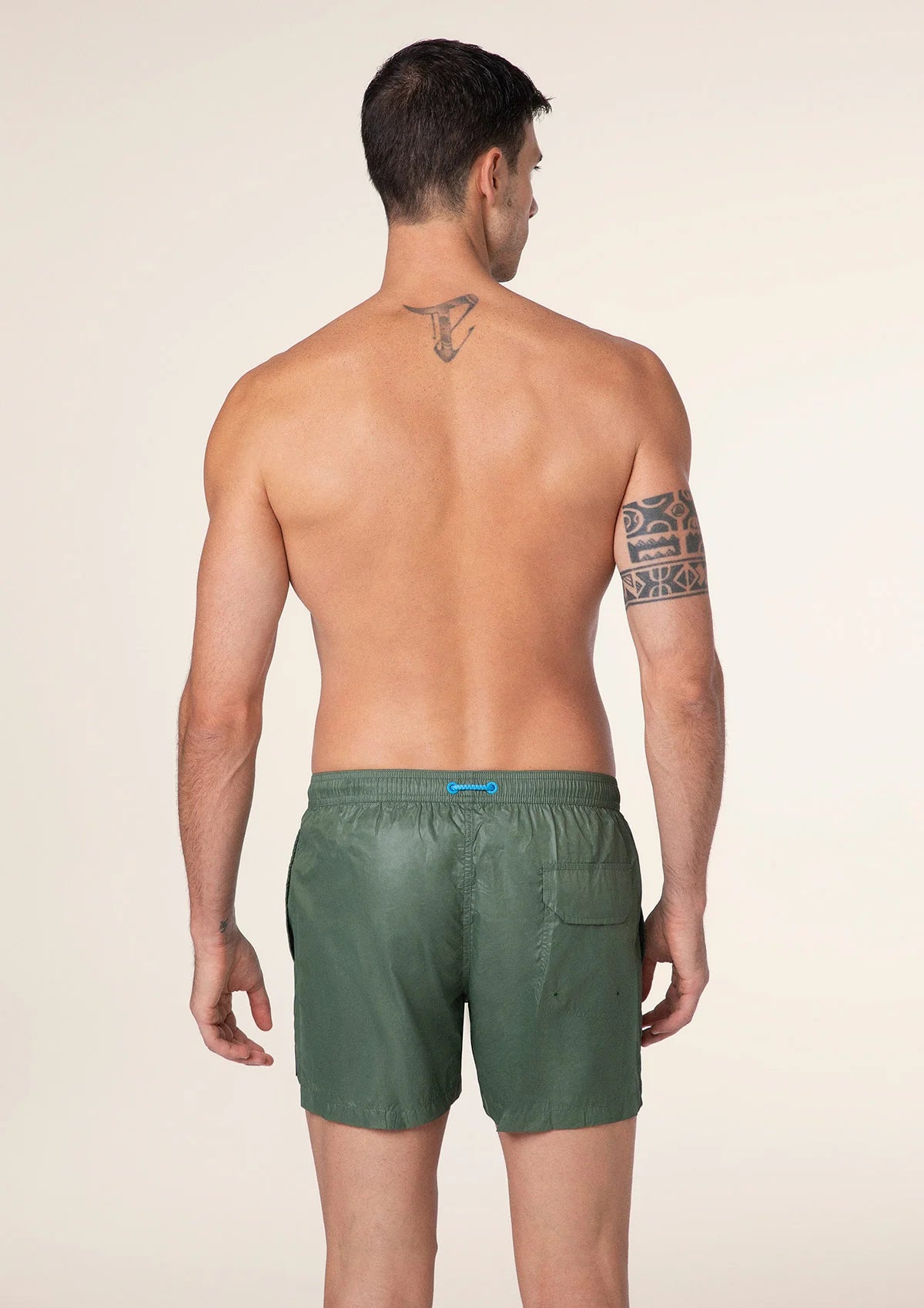 F**K - Shorts Uomo Verde Militare M01BU02-MG