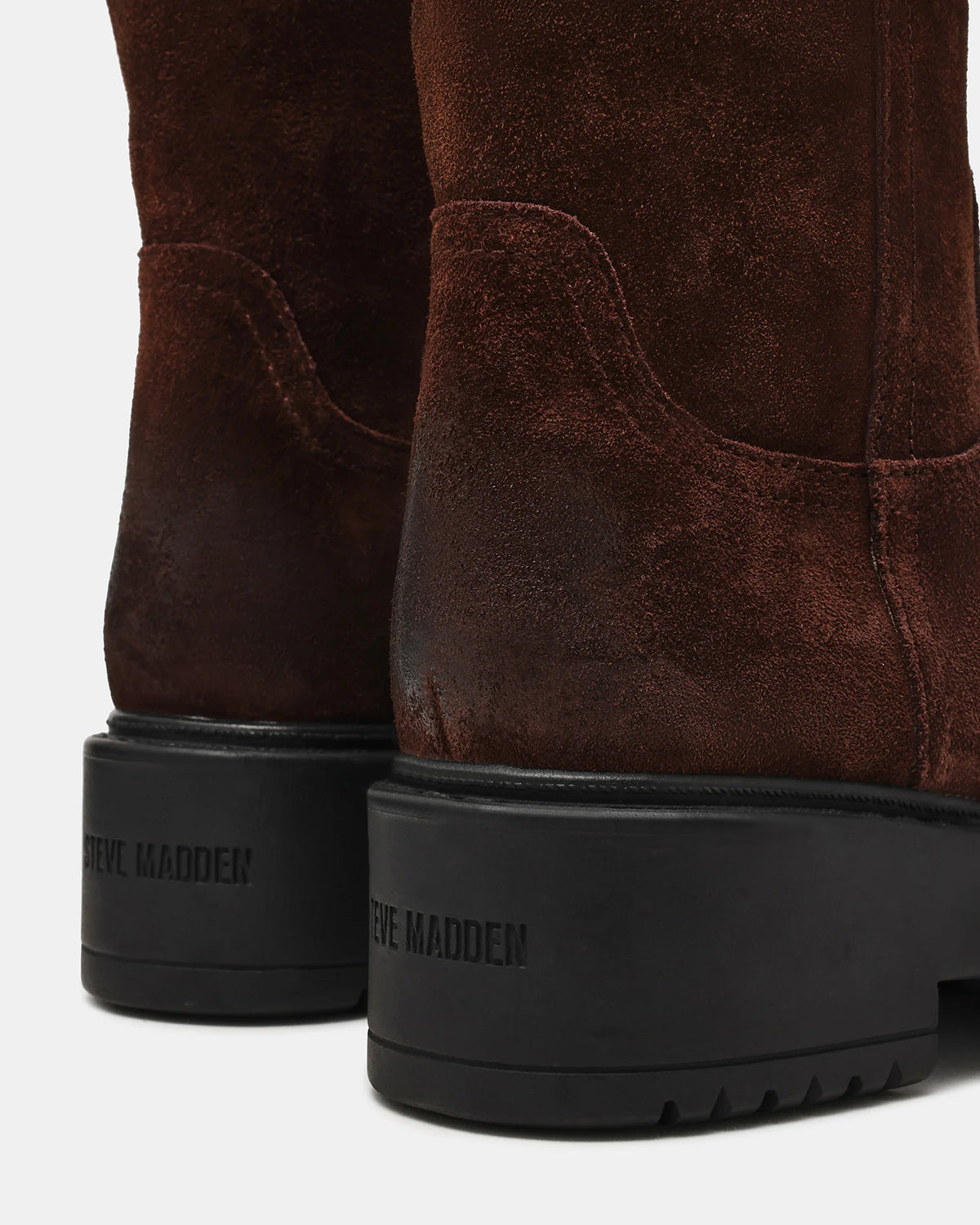 Steve Madden Ruckus - Stivale in Suede Marrone Chocolate