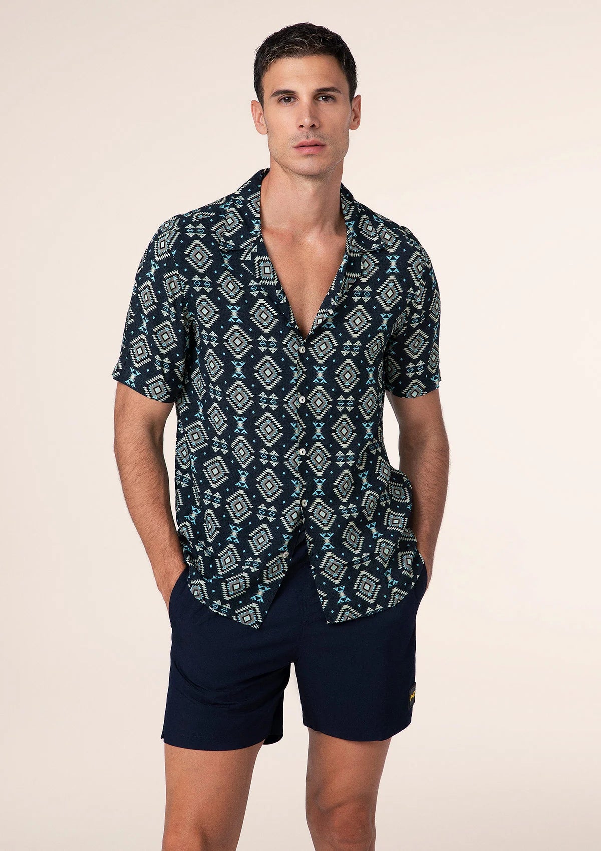 F**K - Camicia Uomo Fantasia M02CA60-X05