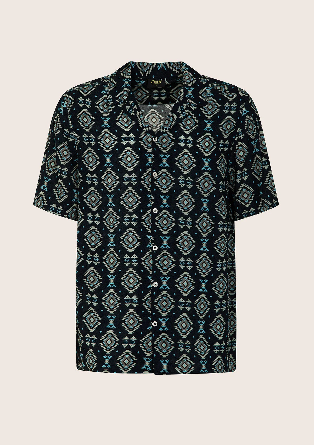 F**K - Camicia Uomo Fantasia M02CA60-X05
