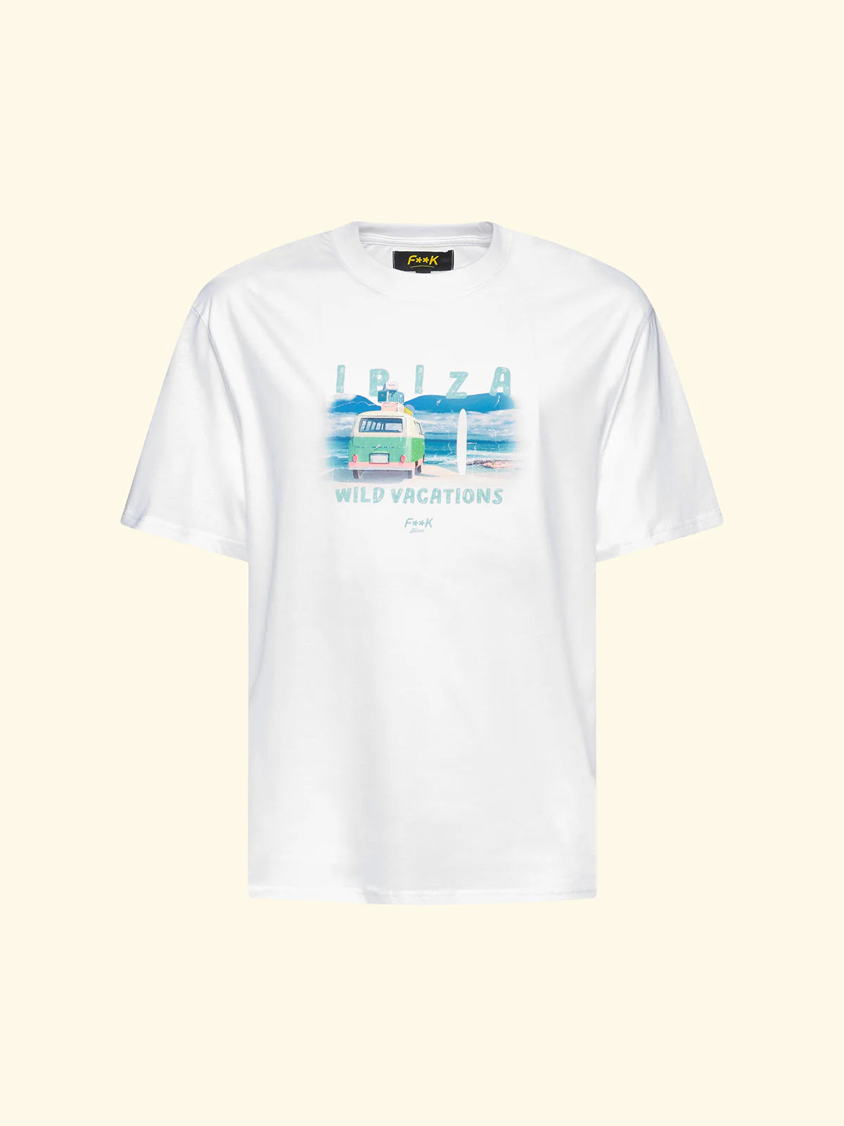 F**K - T-Shirt Uomo Jersey SM6008-WH