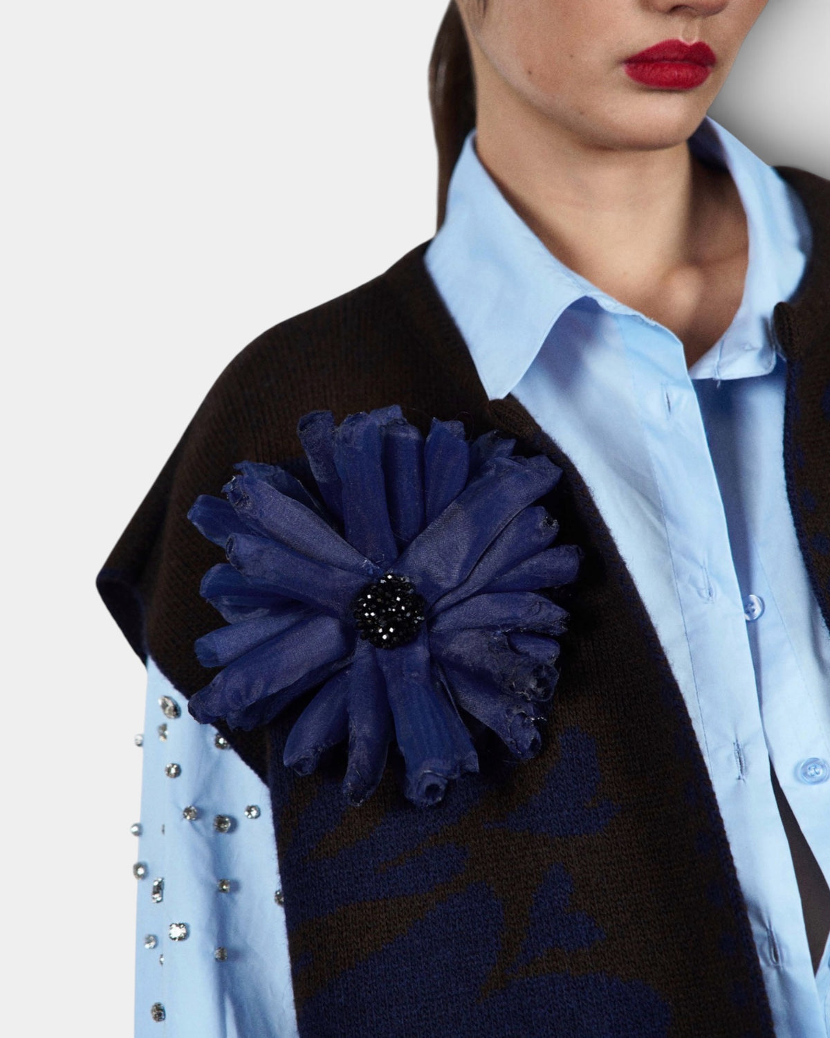 D'Elle - Giulia Mastini - Spilla Fiore Blu
