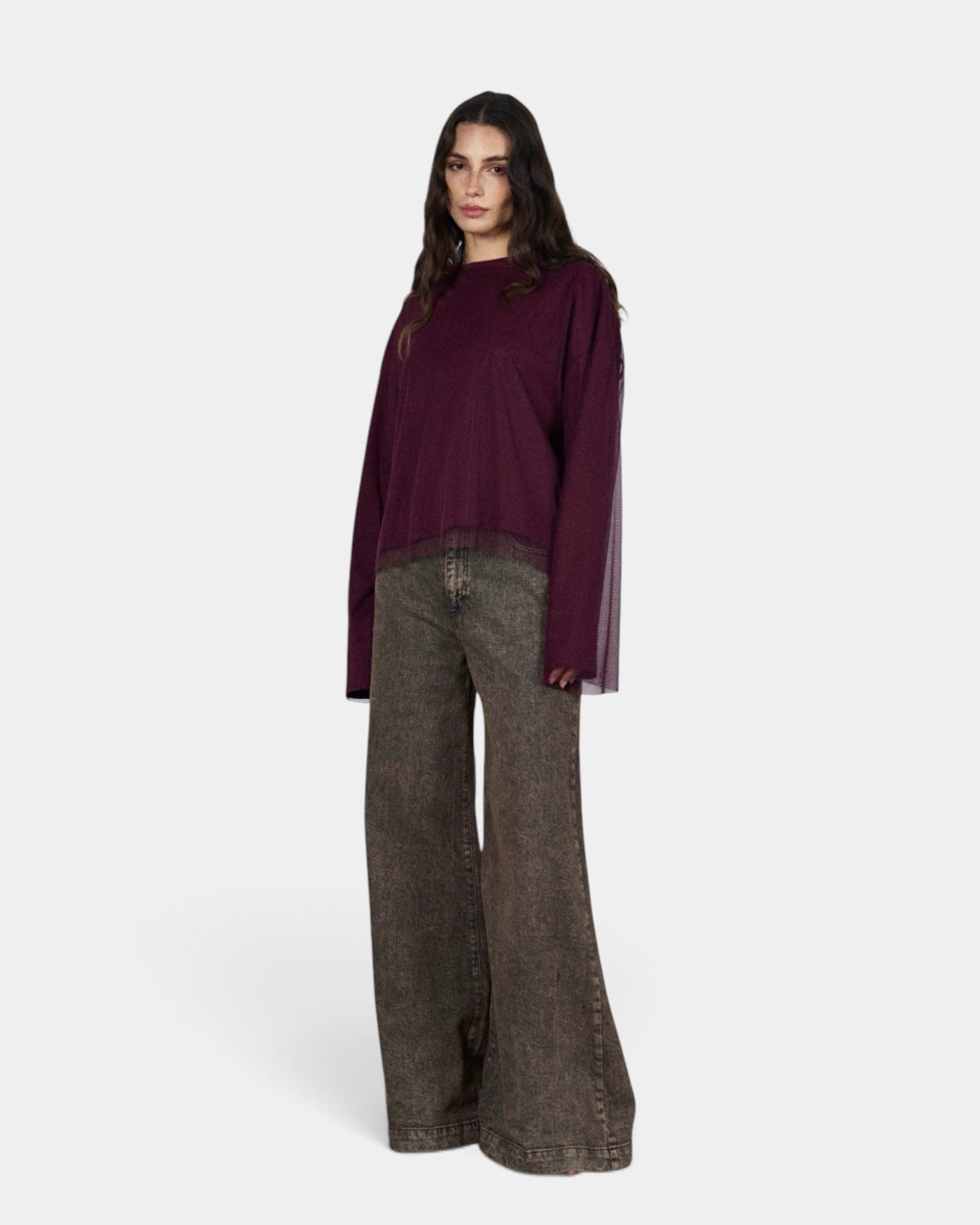 D'Elle - Giulia Mastini - Jeans Palazzo Scolorito