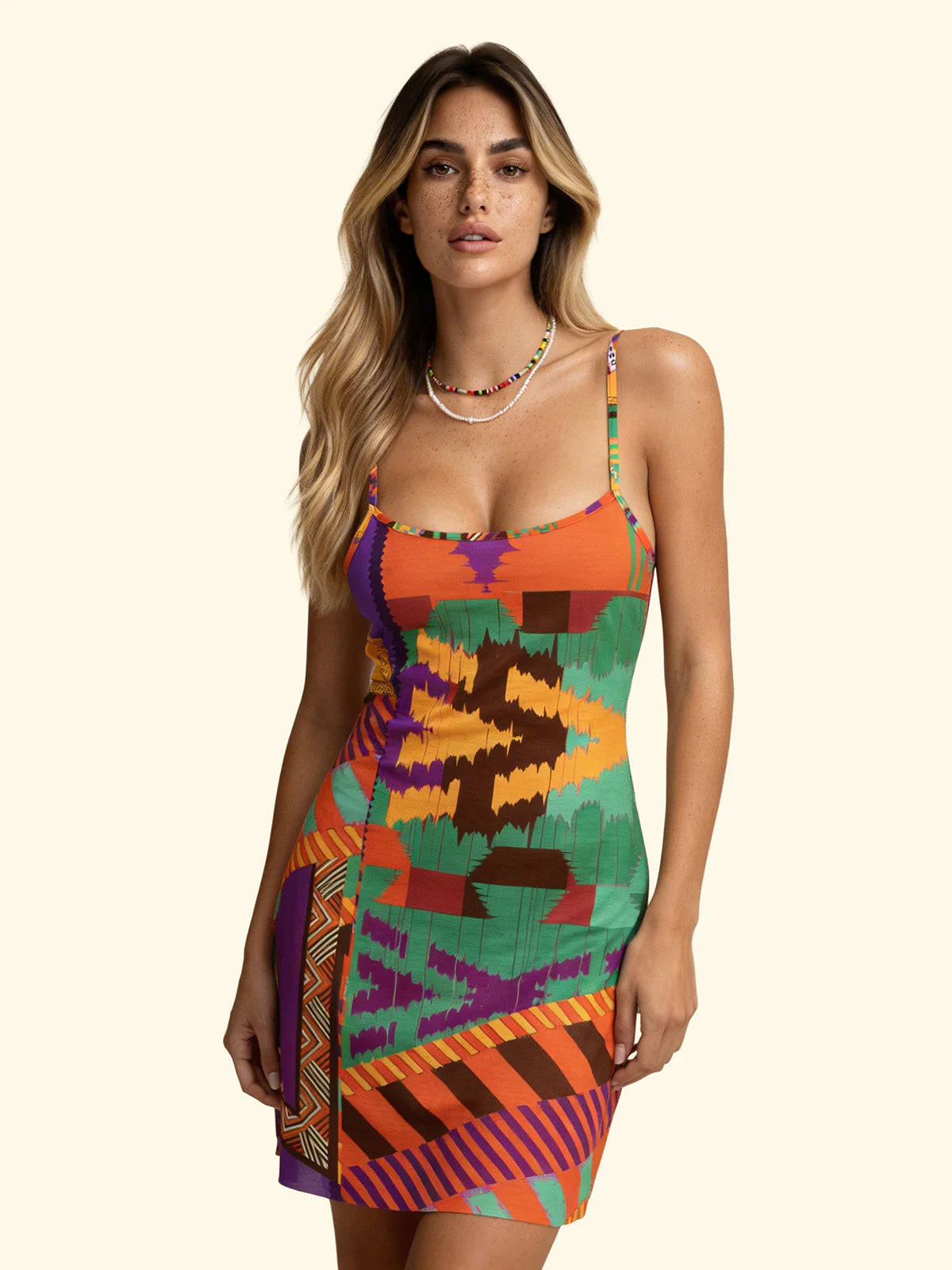 F**K - Vestito Corto Donna Fantasia SW3202-X11