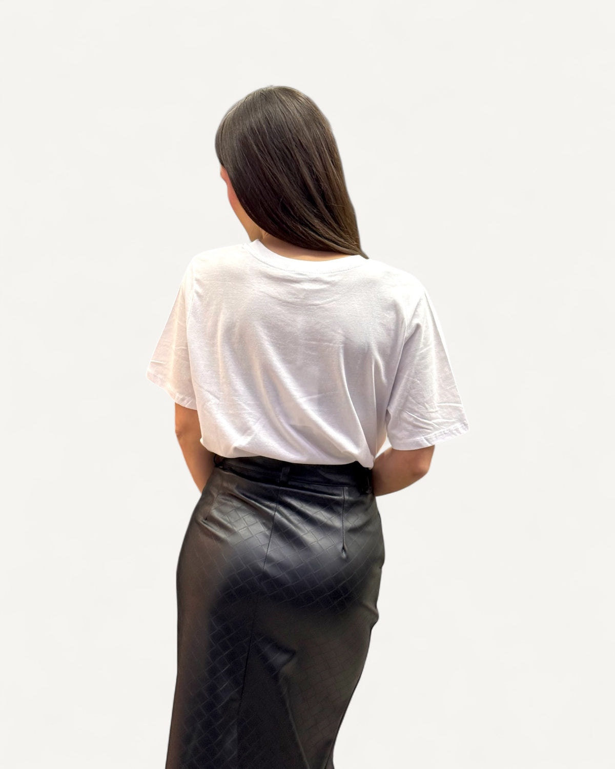 KikiSix - T-Shirt Maniche Corte con Stampa Farfalla Nera