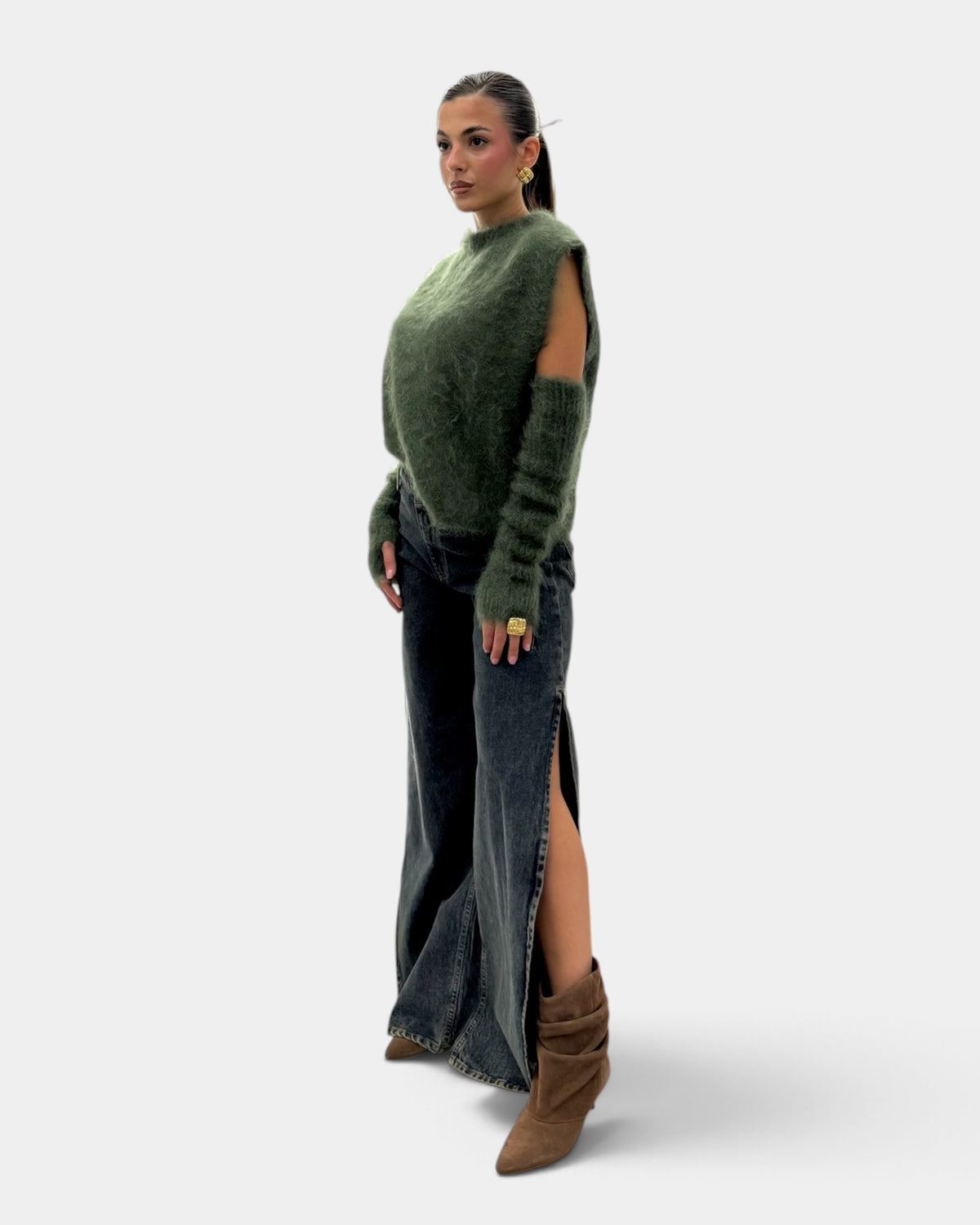 Silence Limited - Jeans Cut-Pants Denim Sabbiato