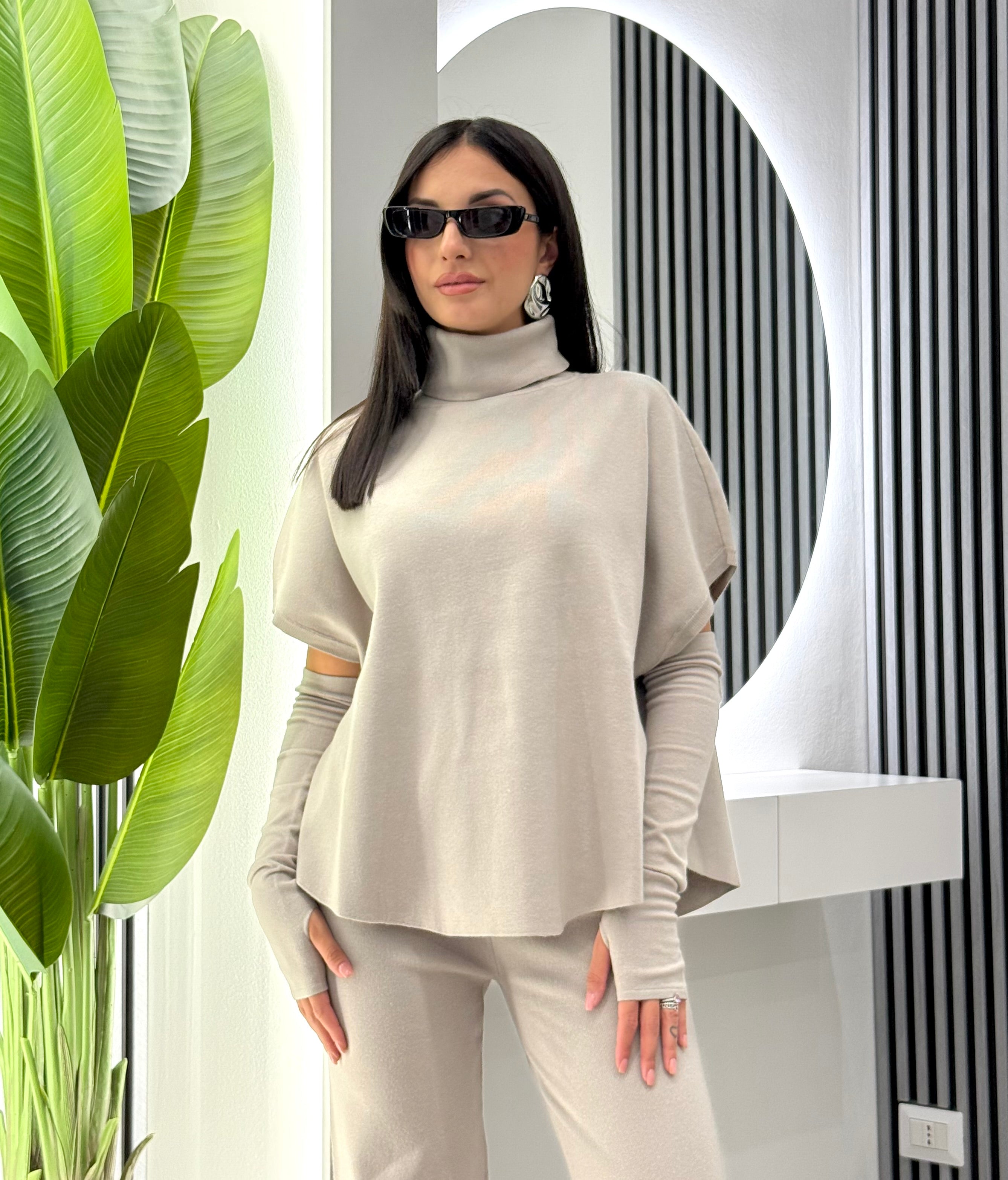 Club Crochet - Set Coordinato Grigio