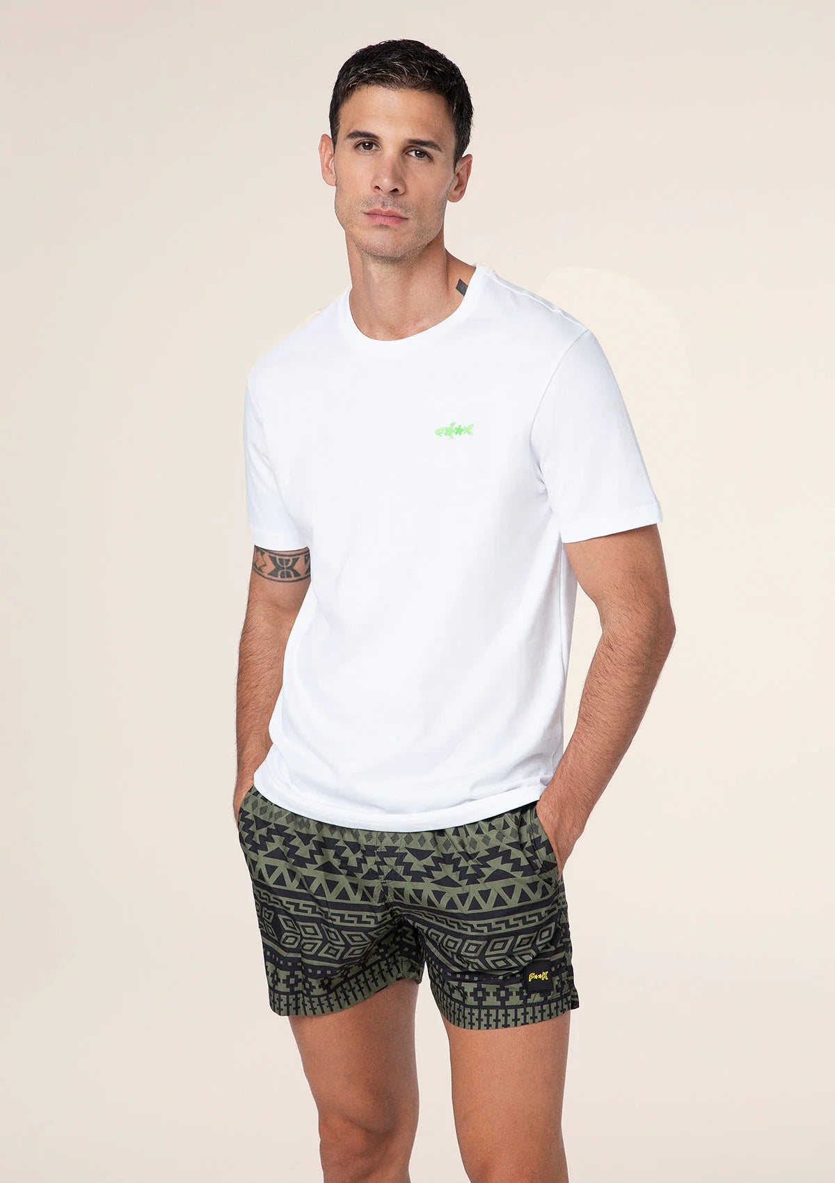 F**K - T-Shirt Uomo Bianca M01TS70-WH