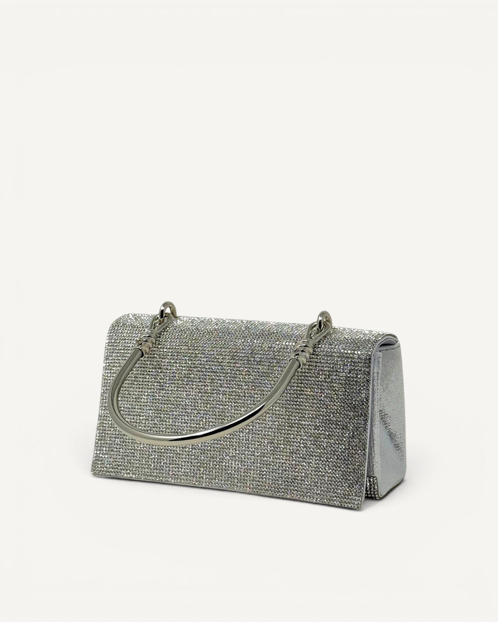 Albano - Borsa Brunella Strass Argento
