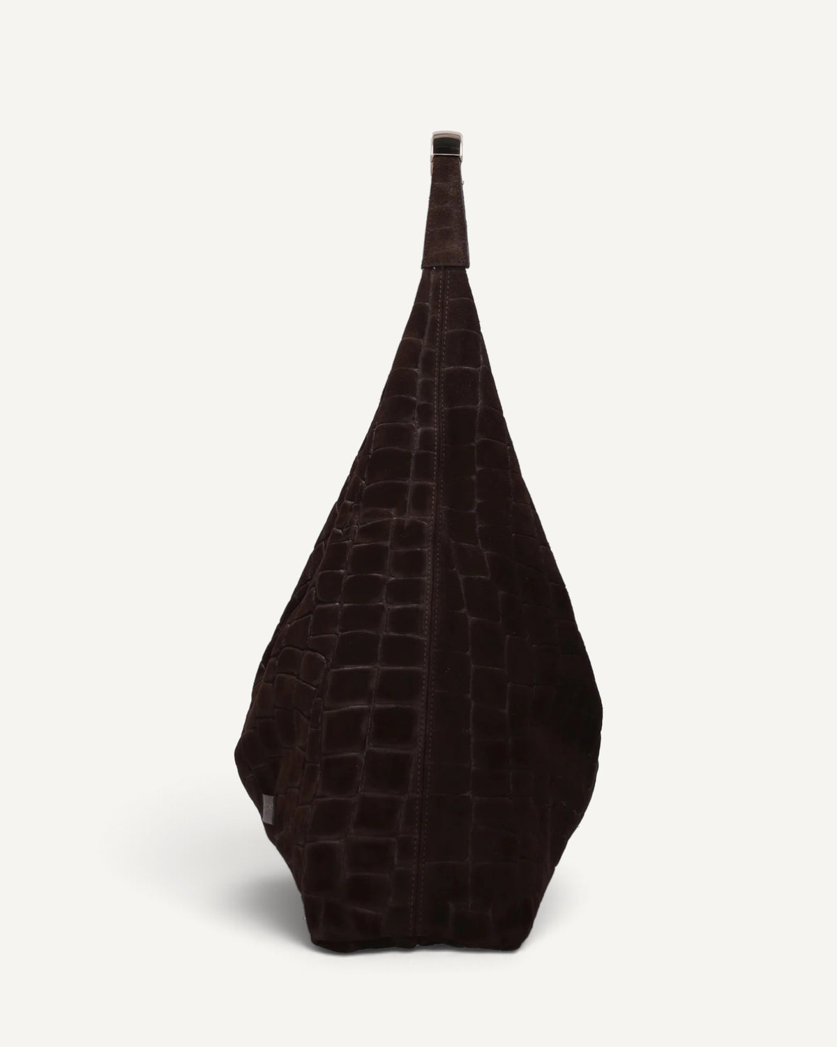 My Best Bag - Borsa Elisse Croco Suede Testa di Moro
