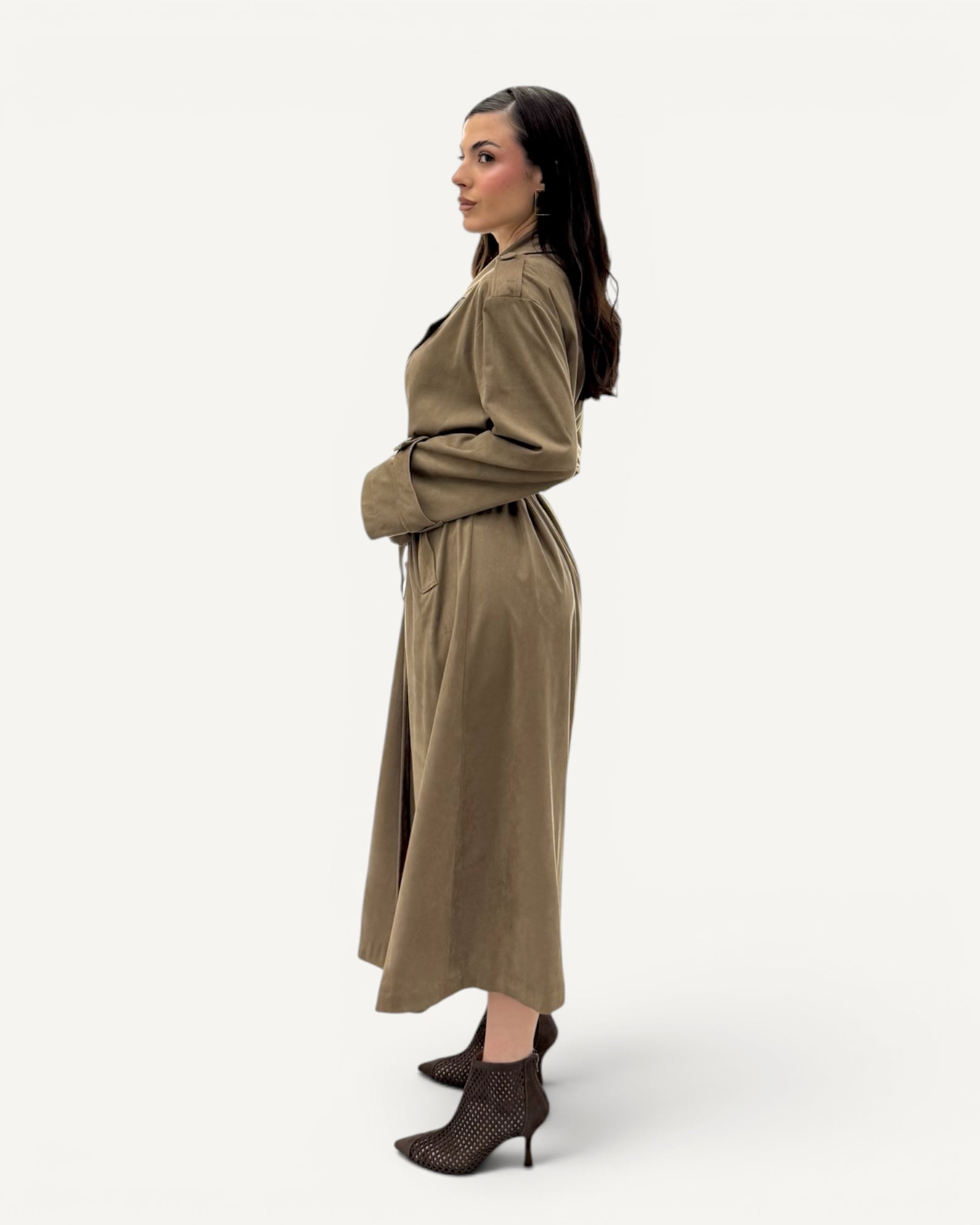 KikiSix - Trench in Suede