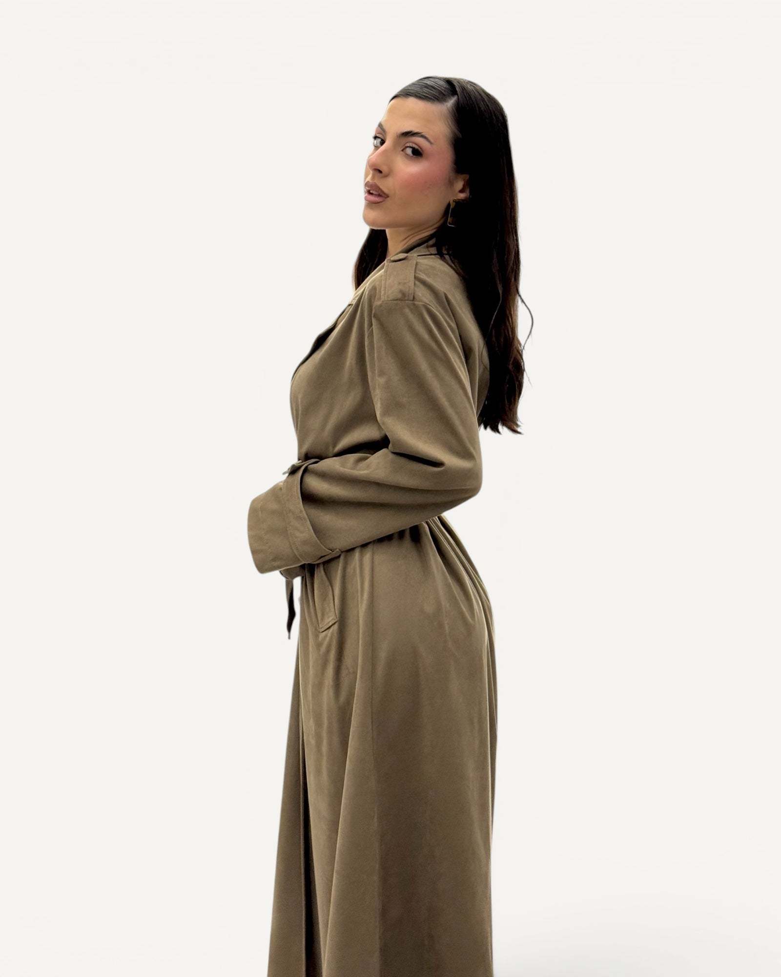 KikiSix - Trench in Suede