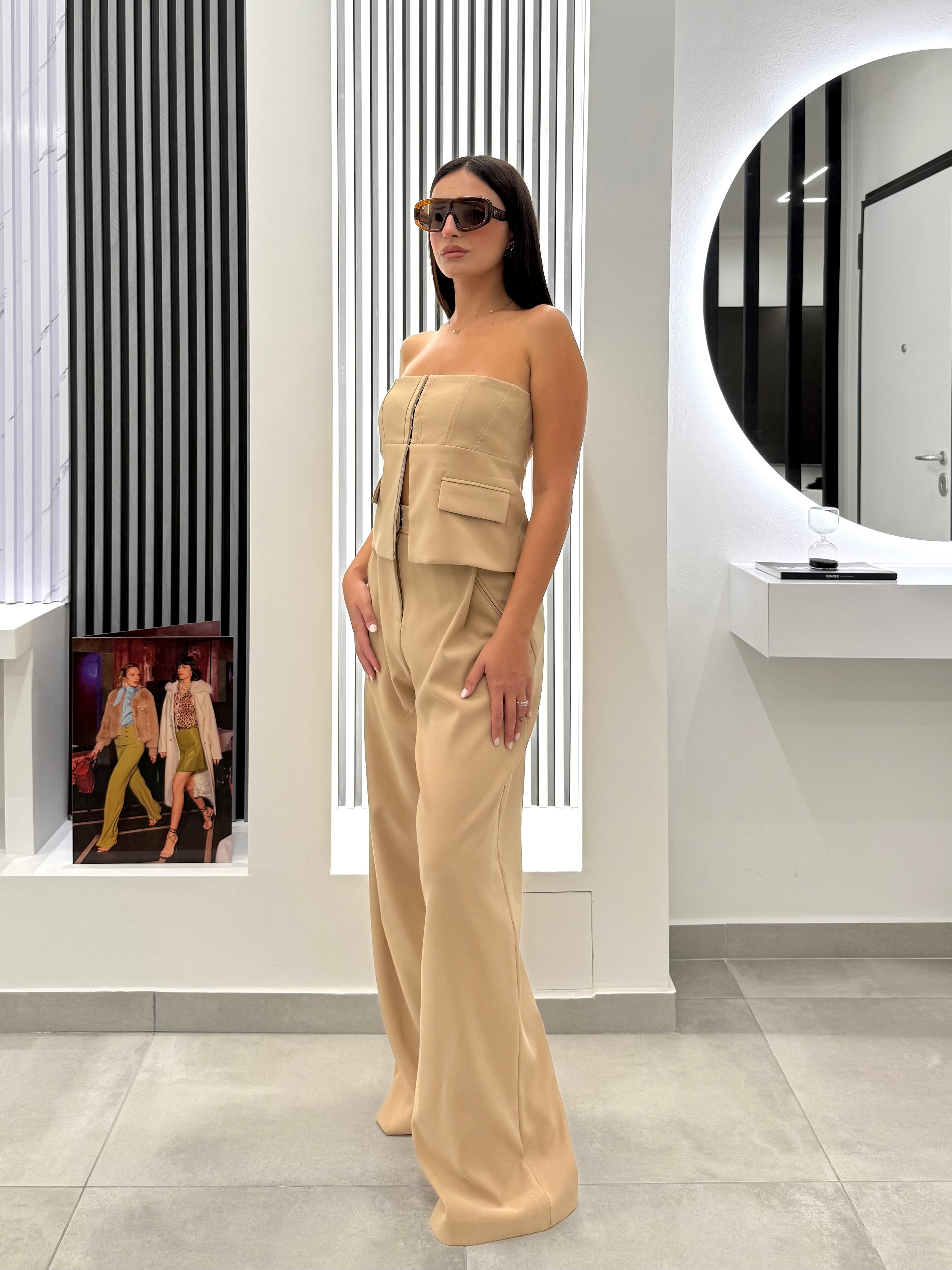 Koralline - Pantalone con Piegone