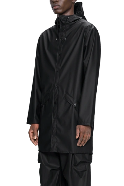 Rains - Long Jacket W3 Unisex Nera