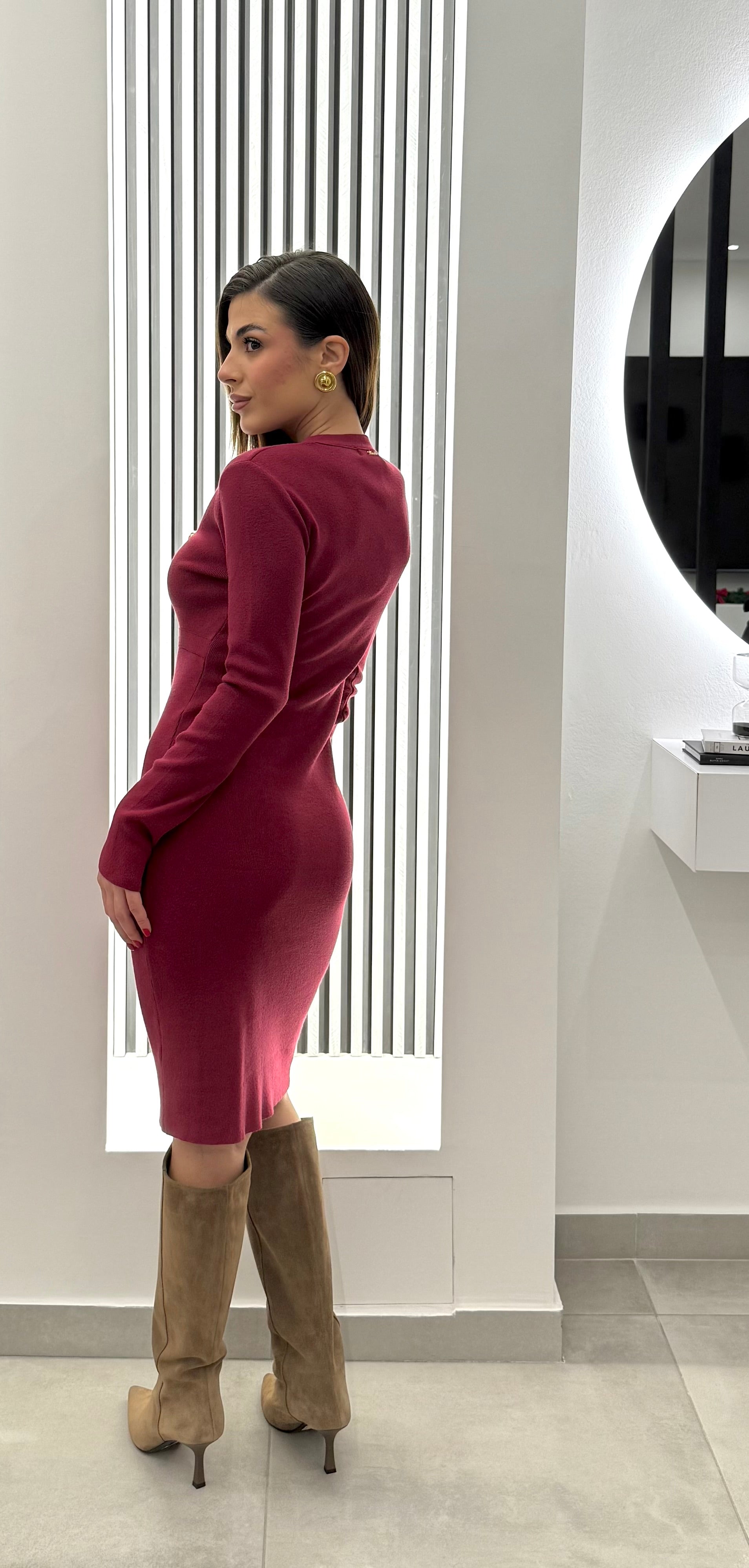 Koralline - Abito Bottoni Oro