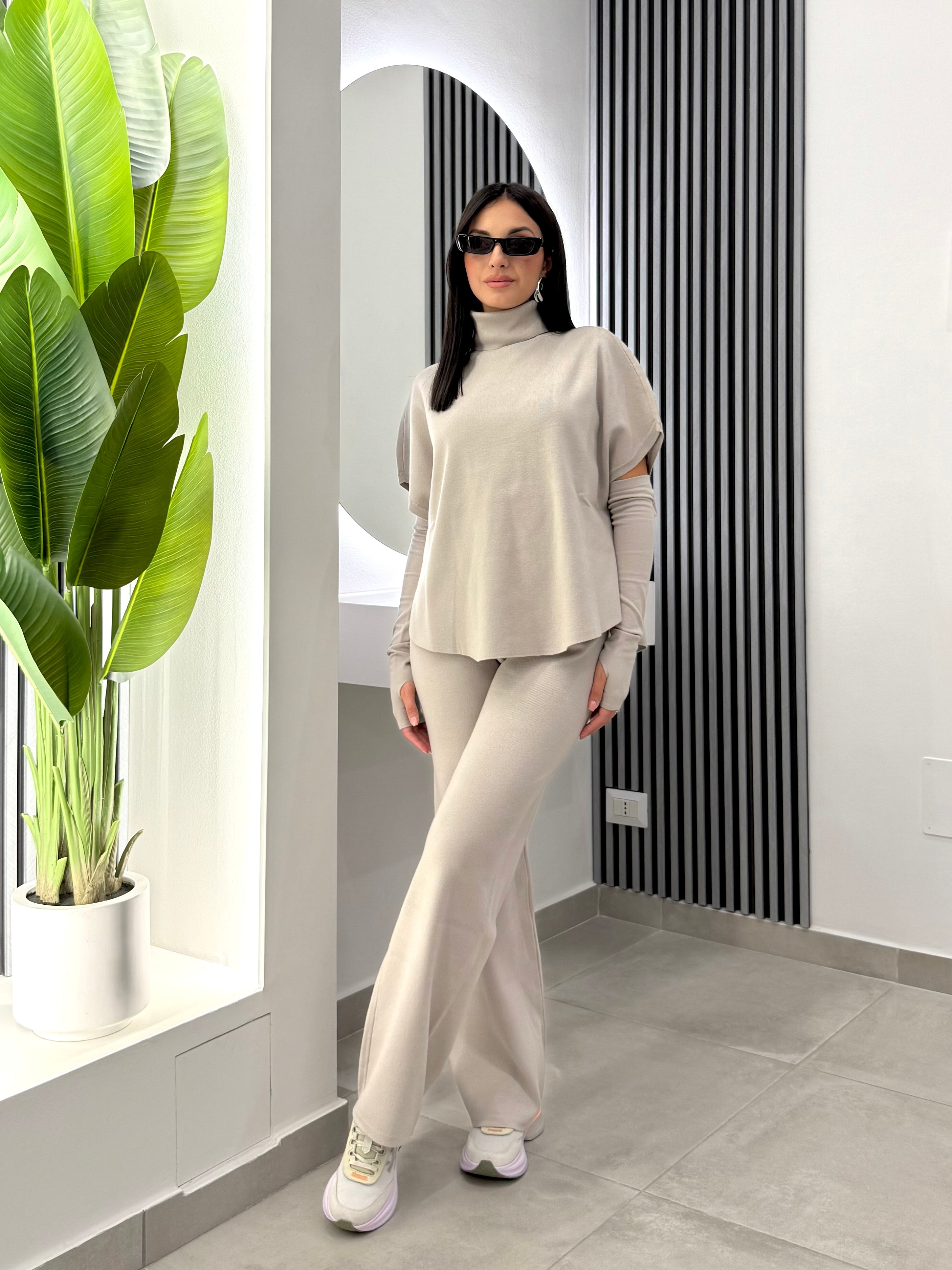 Club Crochet - Set Coordinato Grigio