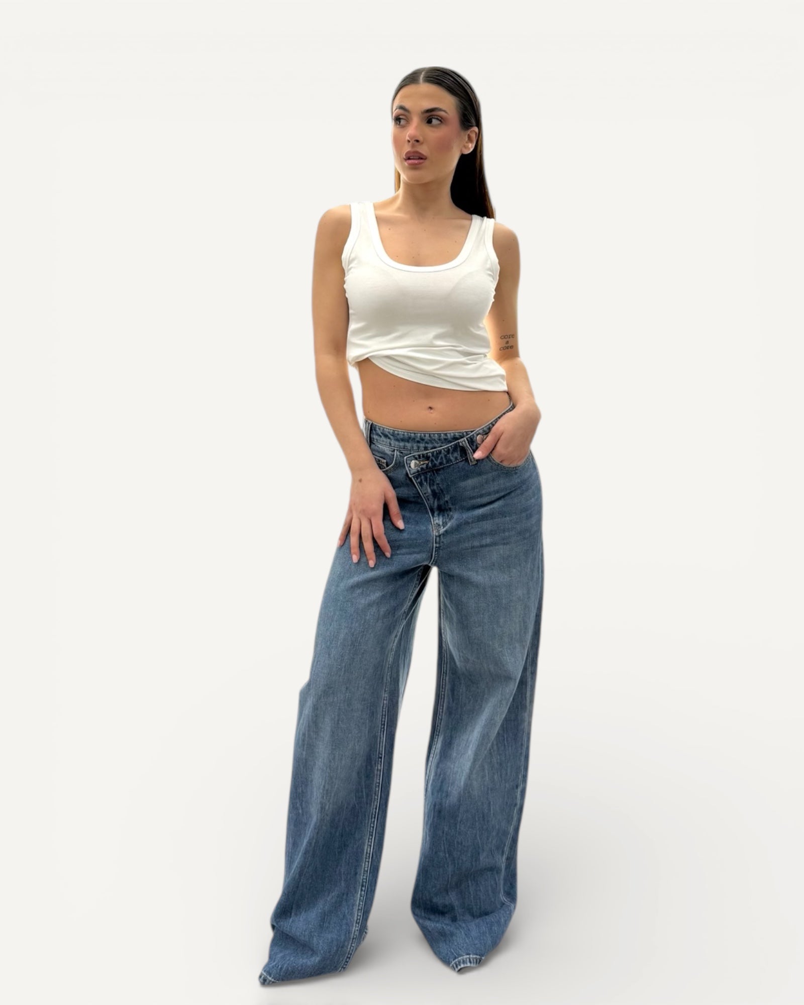 No Secrets - Jeans Cross Maxi Logo