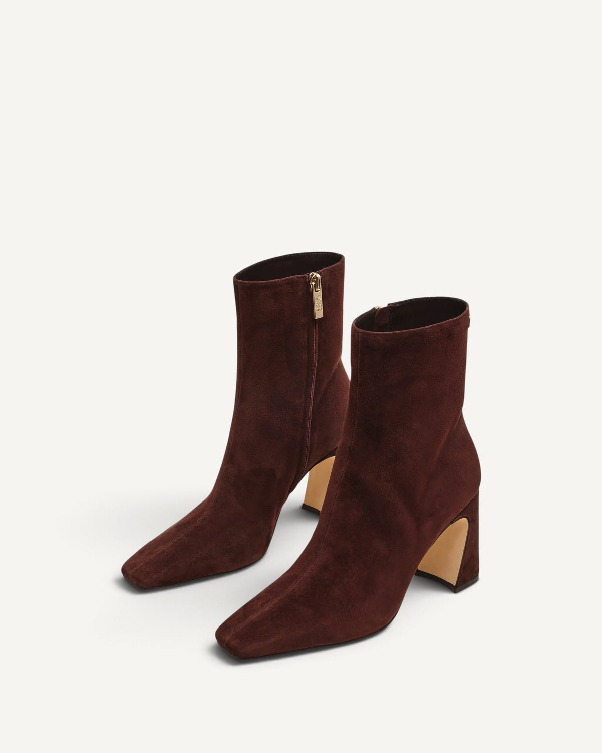 Steve Madden Flares - Tronchetto in Suede Marrone Chocolate