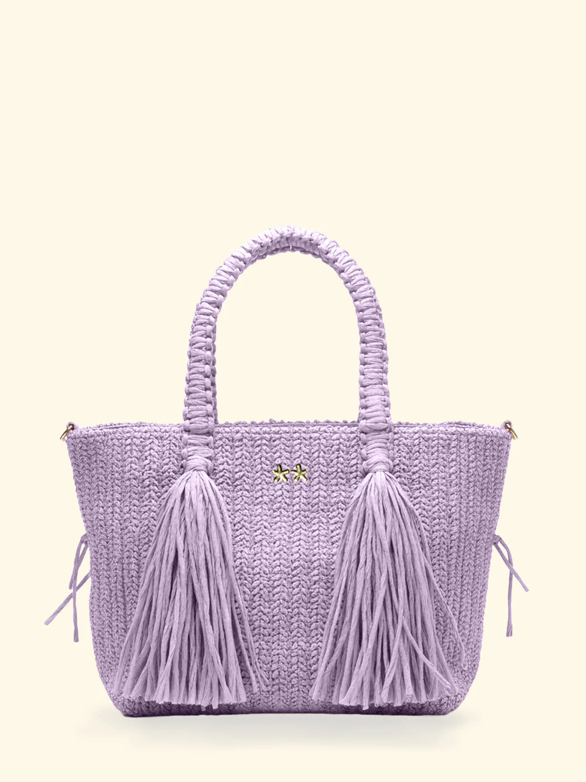 F**K - Mini Bag Paglia Frange e Tracolla Removibile SW0045-LC