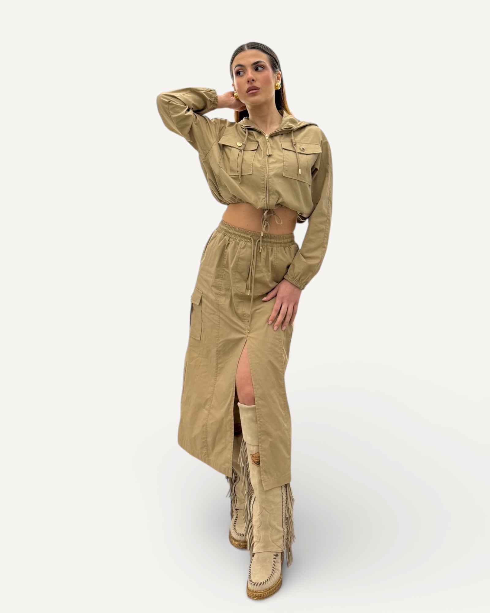 No Secrets - Gonna Cargo con Spacco in Cotone