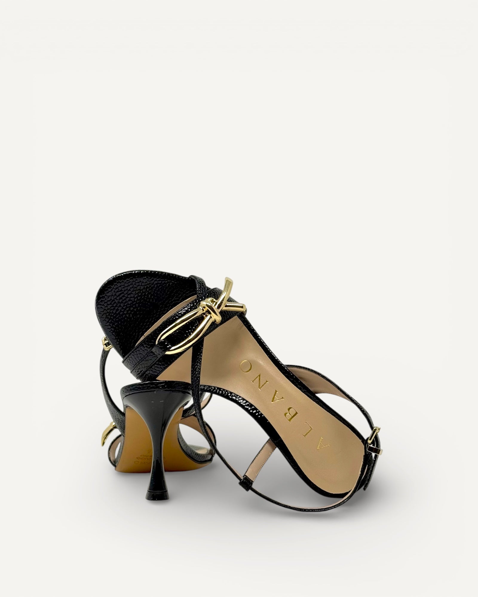 Albano - Sandalo Snake Nero