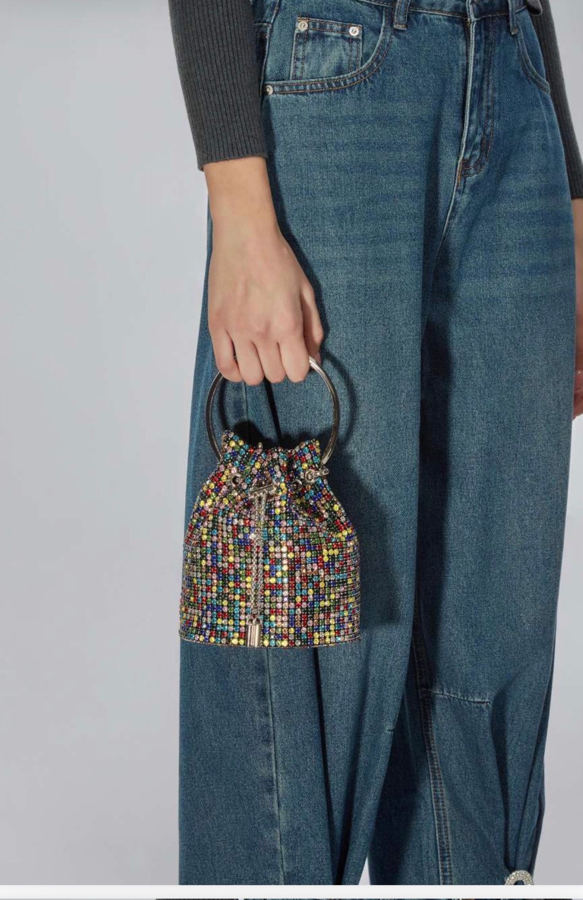 TPN - Mini Borsa Bozeman Strass Multicolor