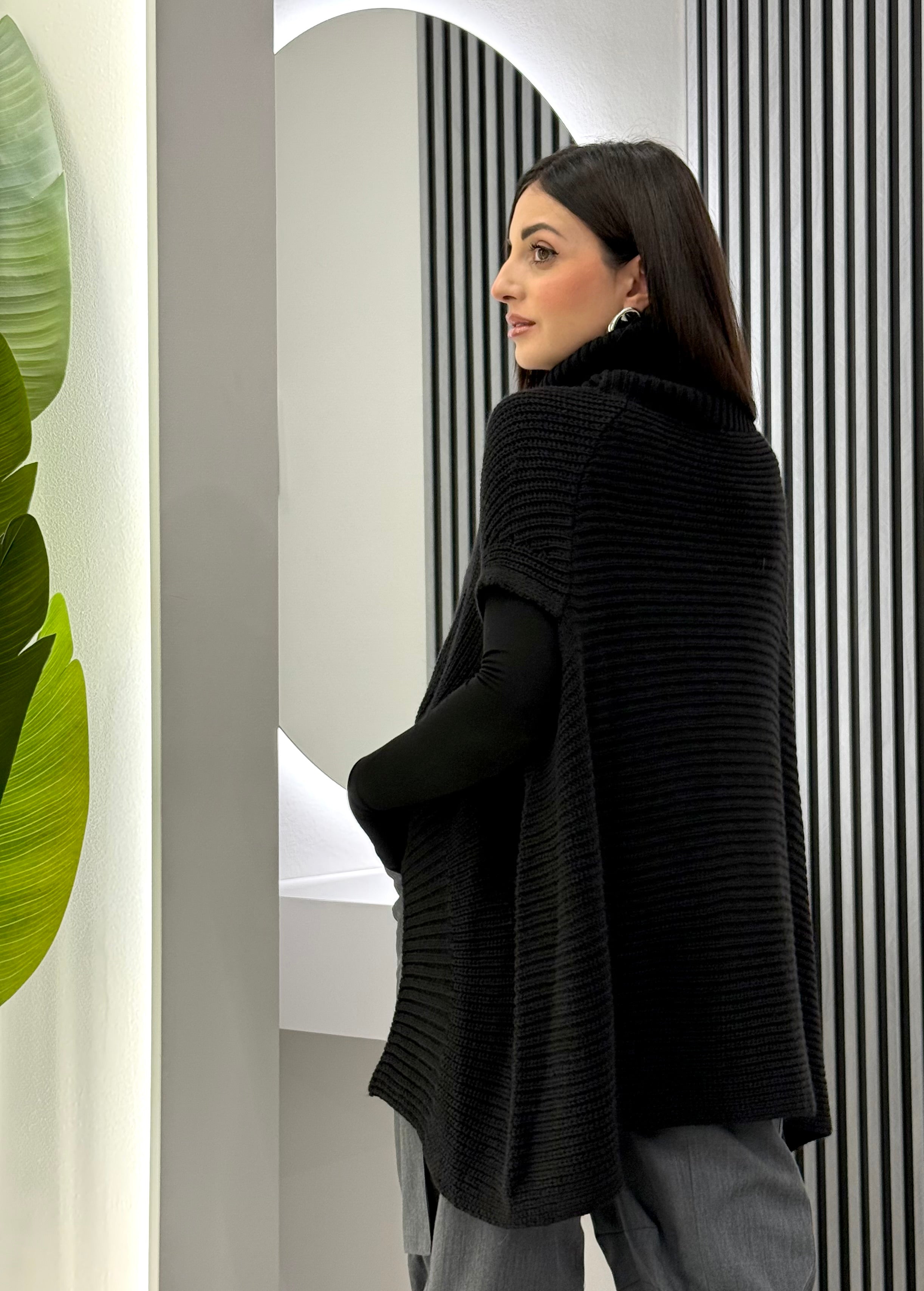 Club Crochet - Poncho Misto lana