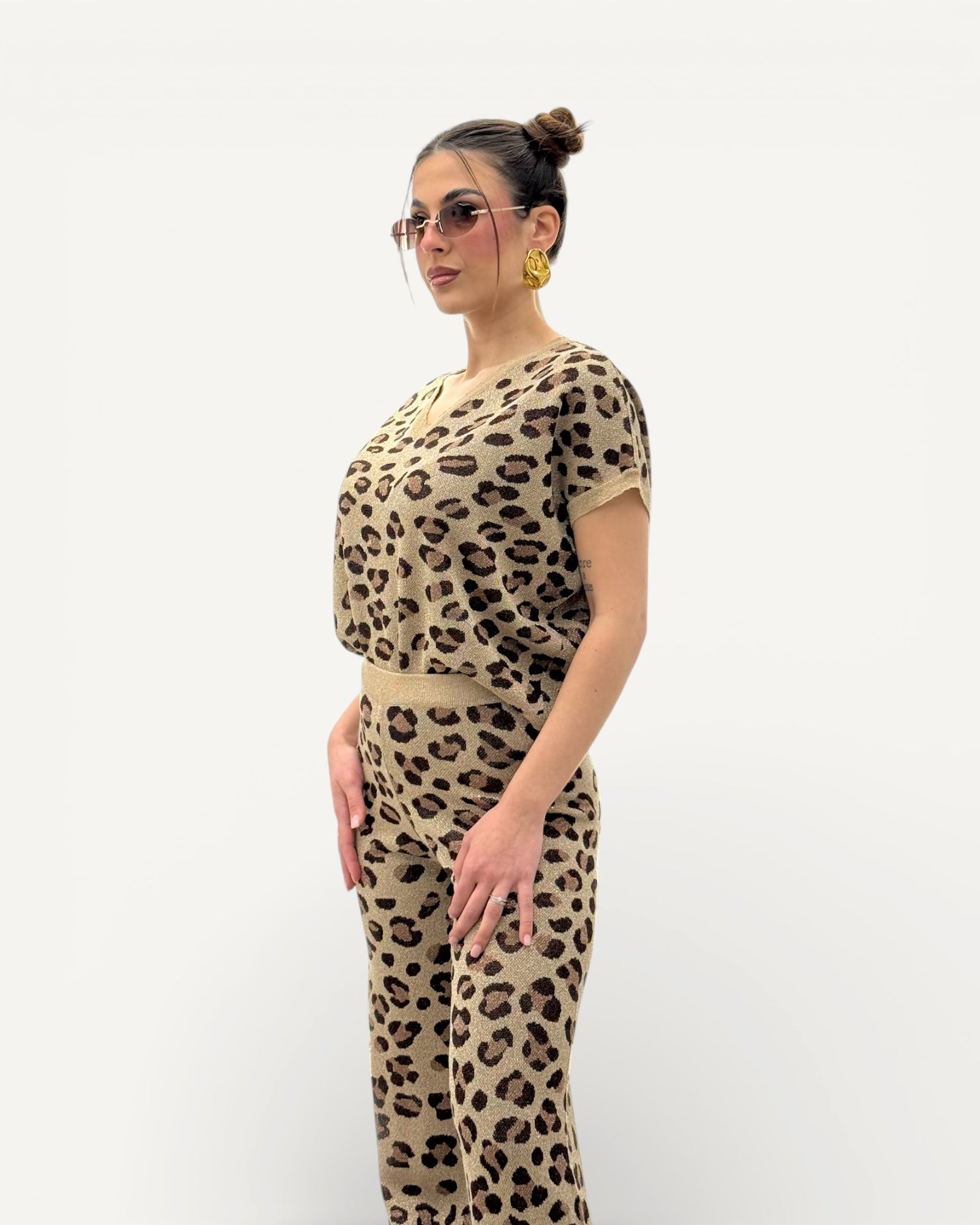 Kontatto - Gilet Lurex Maculato