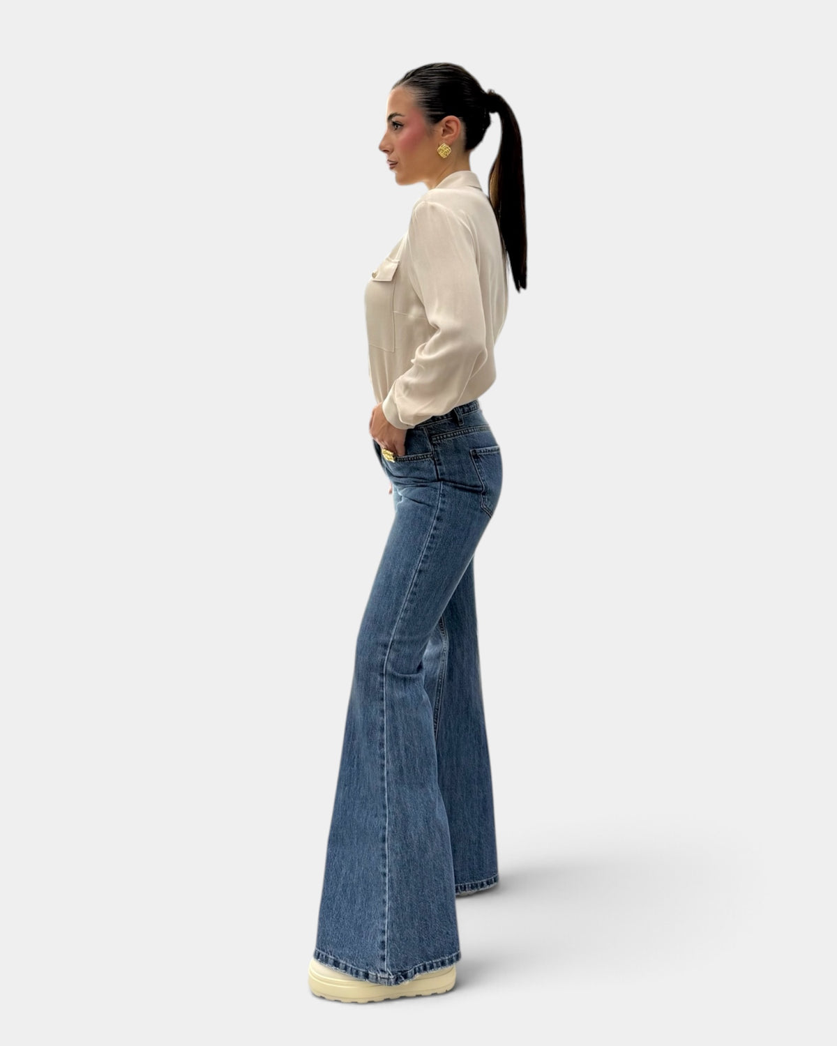 Silence Limited - Jeans Flaire Denim
