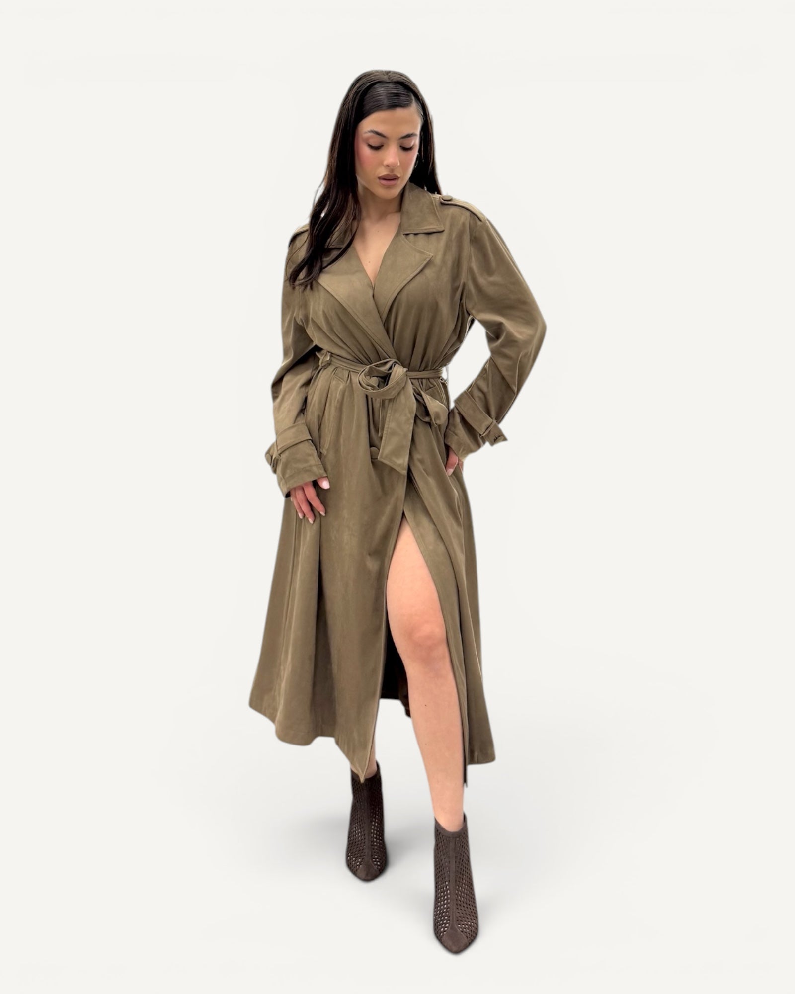 KikiSix - Trench in Suede