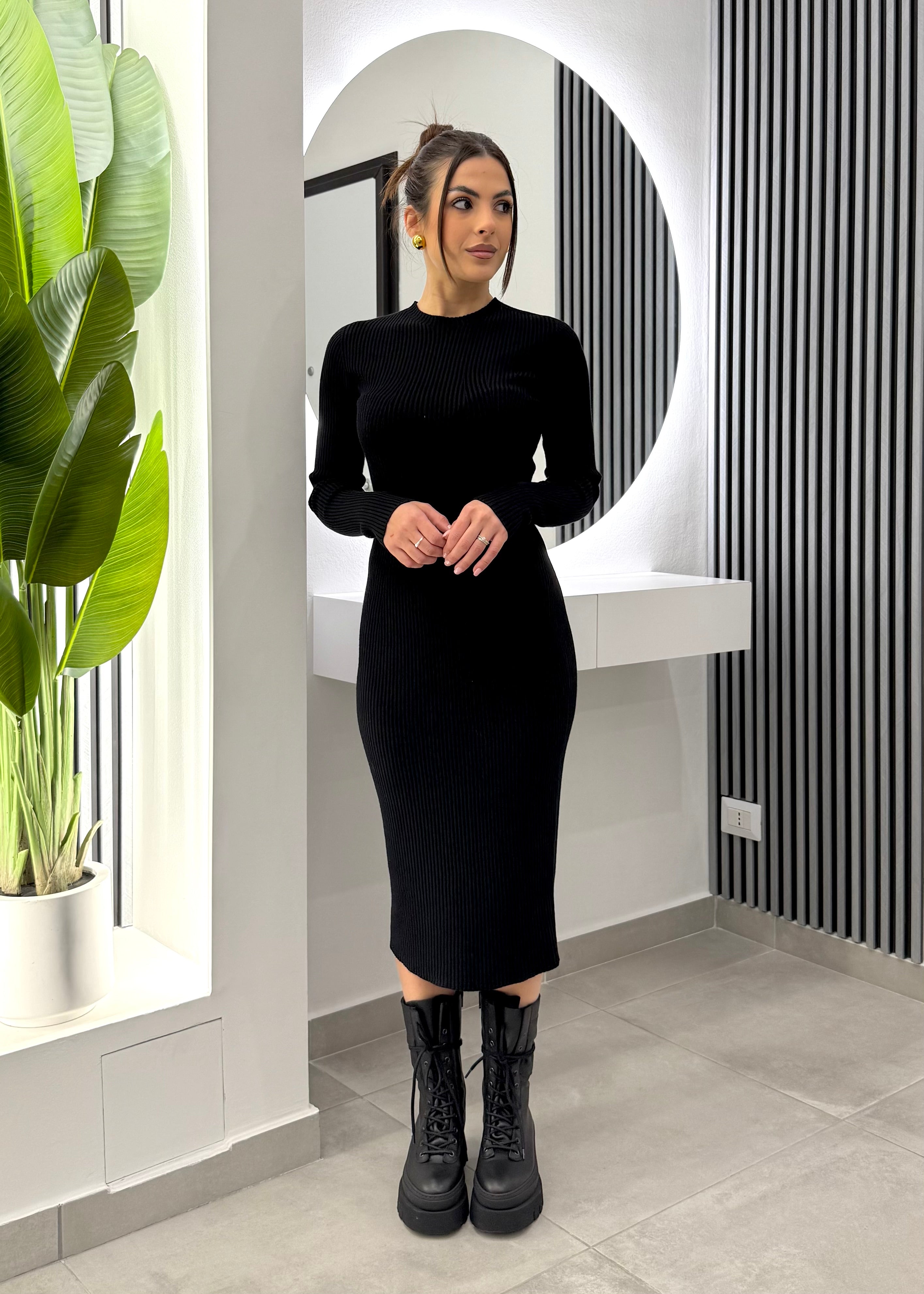 Kontatto - Abito Coste Nero