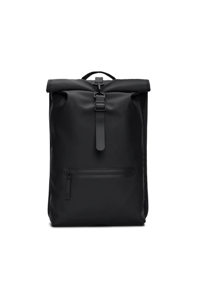 Rains - Zainetto Rolltop Rucksack Nero