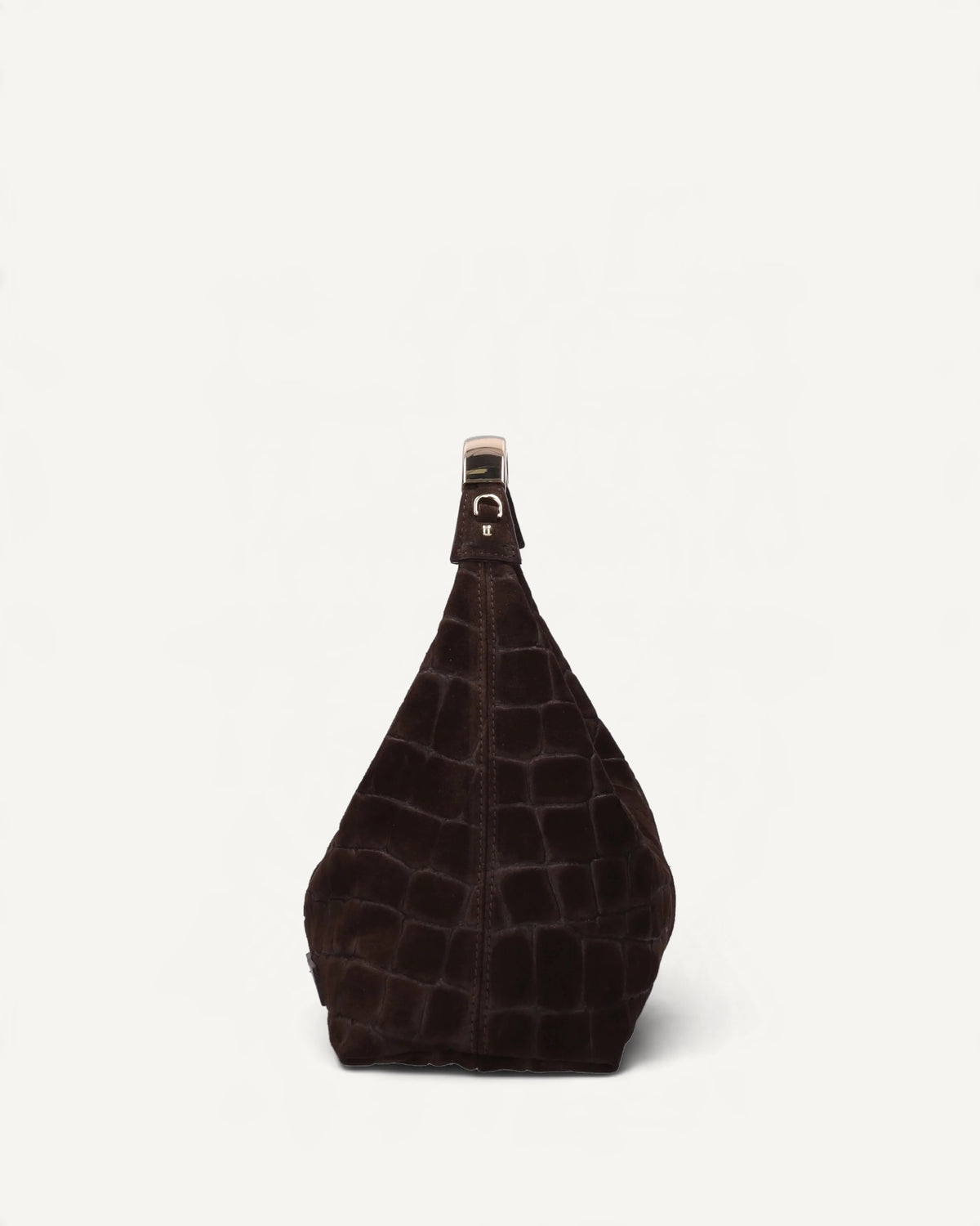 My Best Bag - Borsa Mini Elisse Croco Suede Testa di Moro