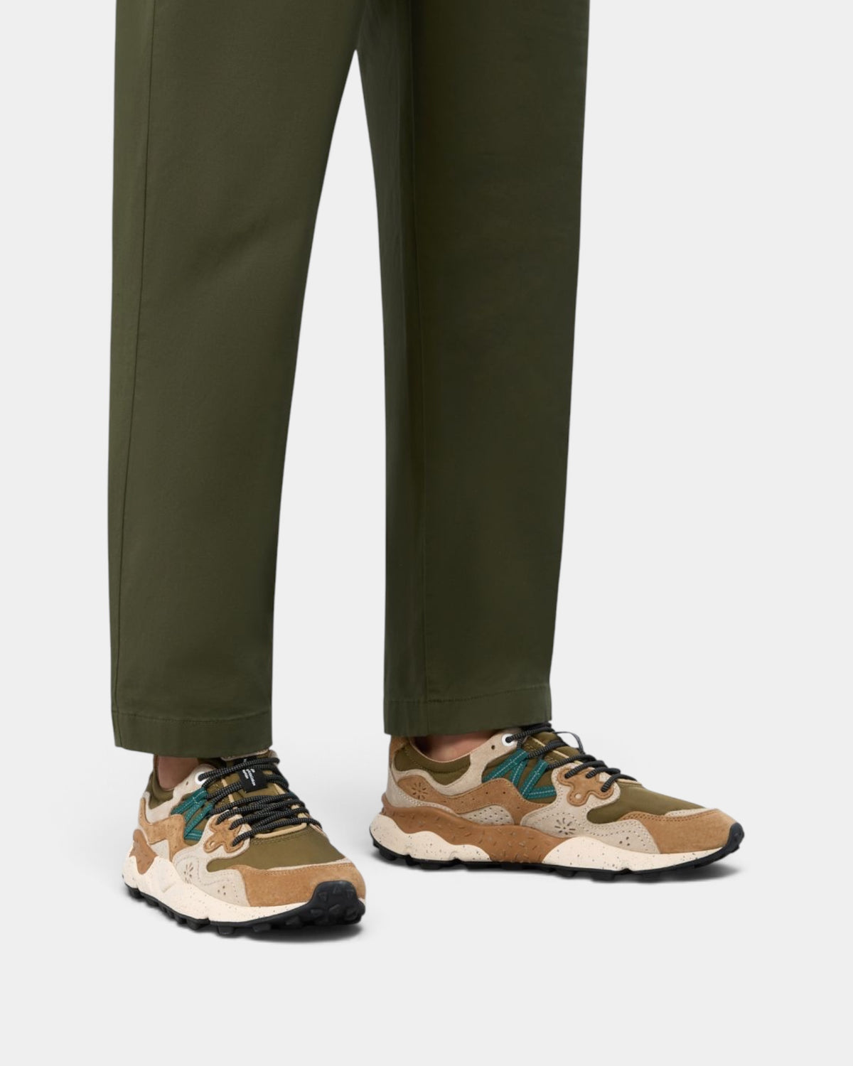 Flower Mountain - Yamano 3 Sneakers in suede e tessuto tecnico