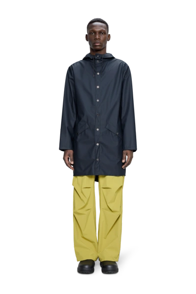 Rains - Long Jacket W3 Unisex Navy