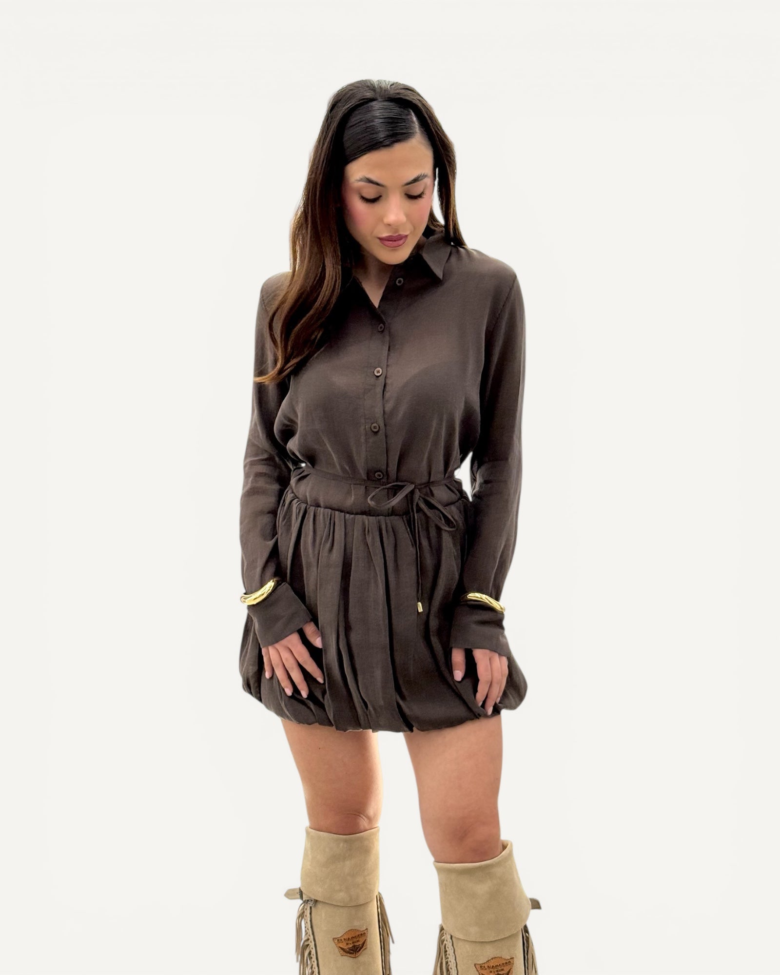 KikiSix - Camicia Misto Lino