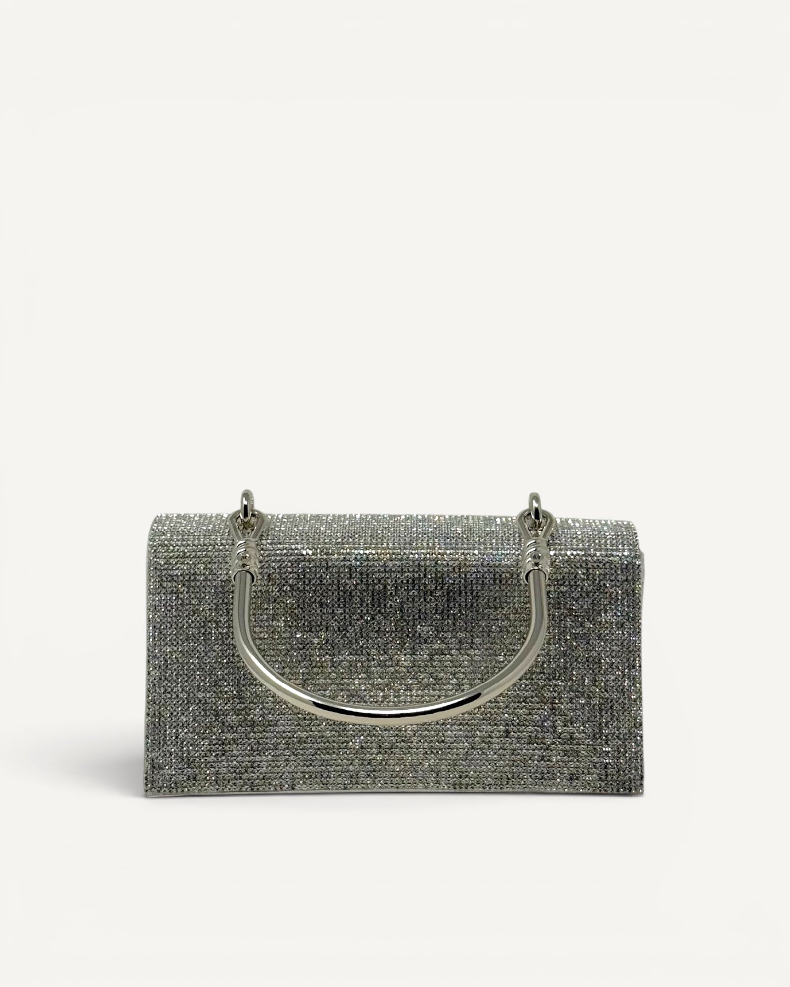 Albano - Borsa Brunella Strass Argento