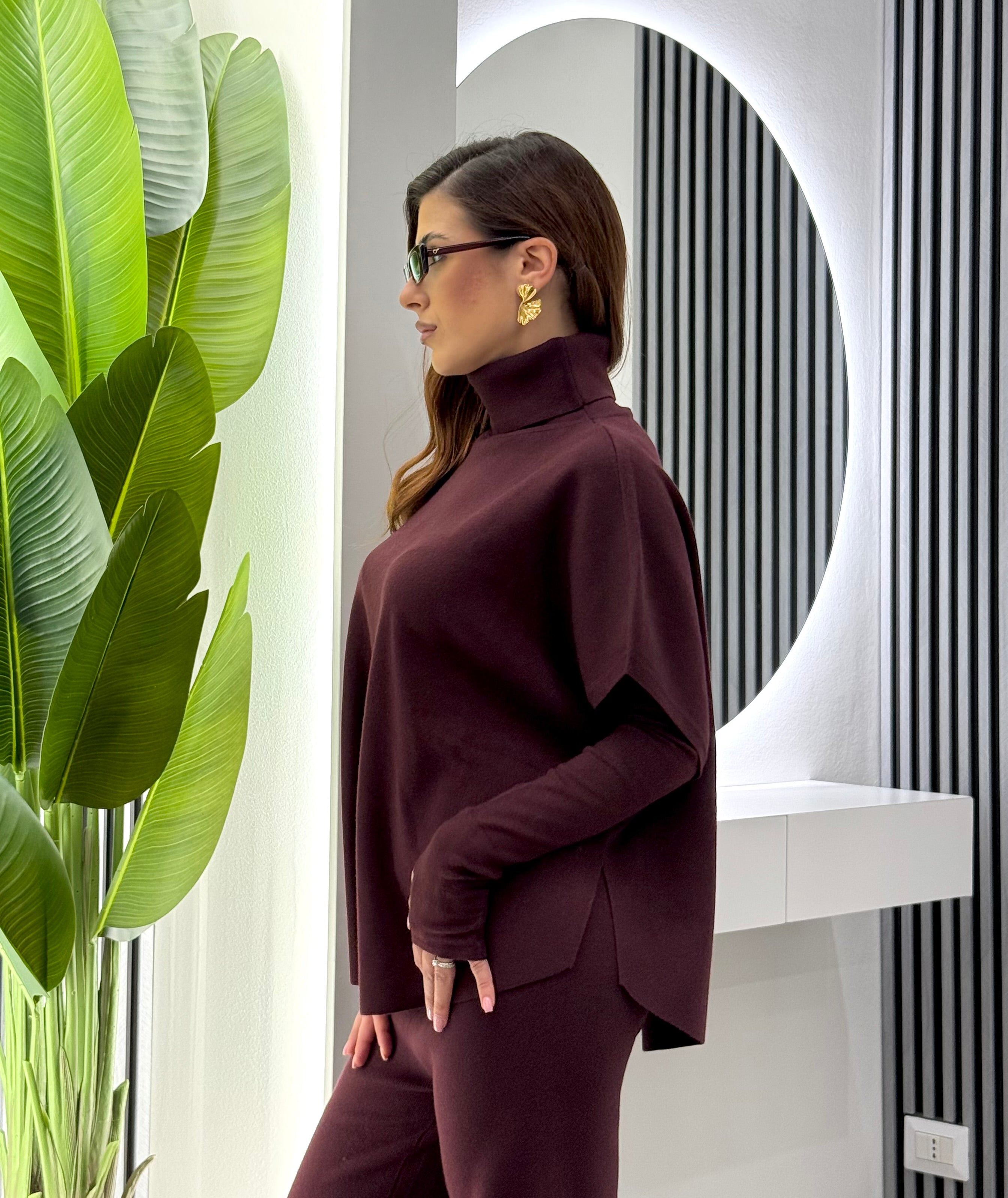 Club Crochet - Set Coordinato Bordeaux