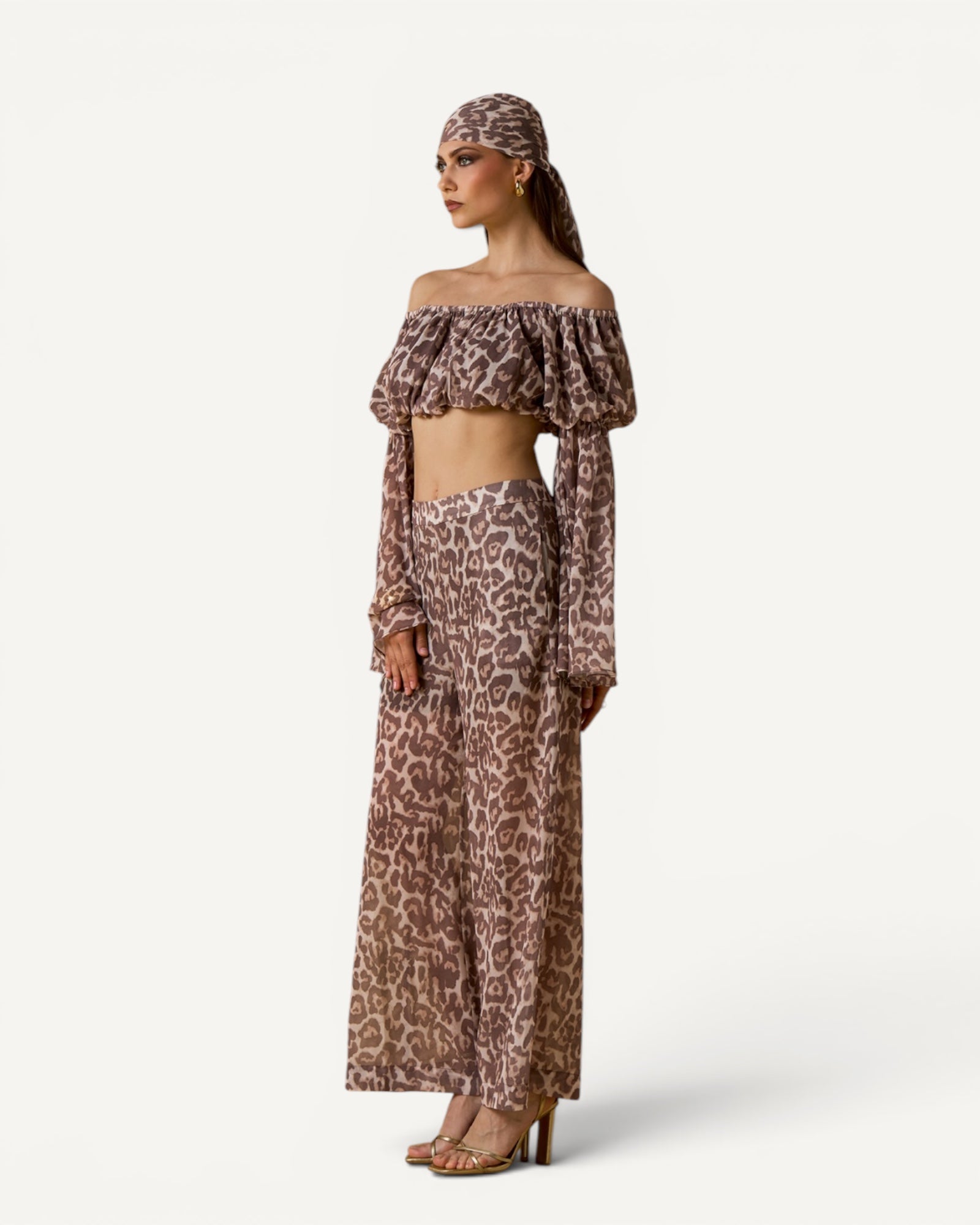 No Secrets - Pantalone Voile Stampato