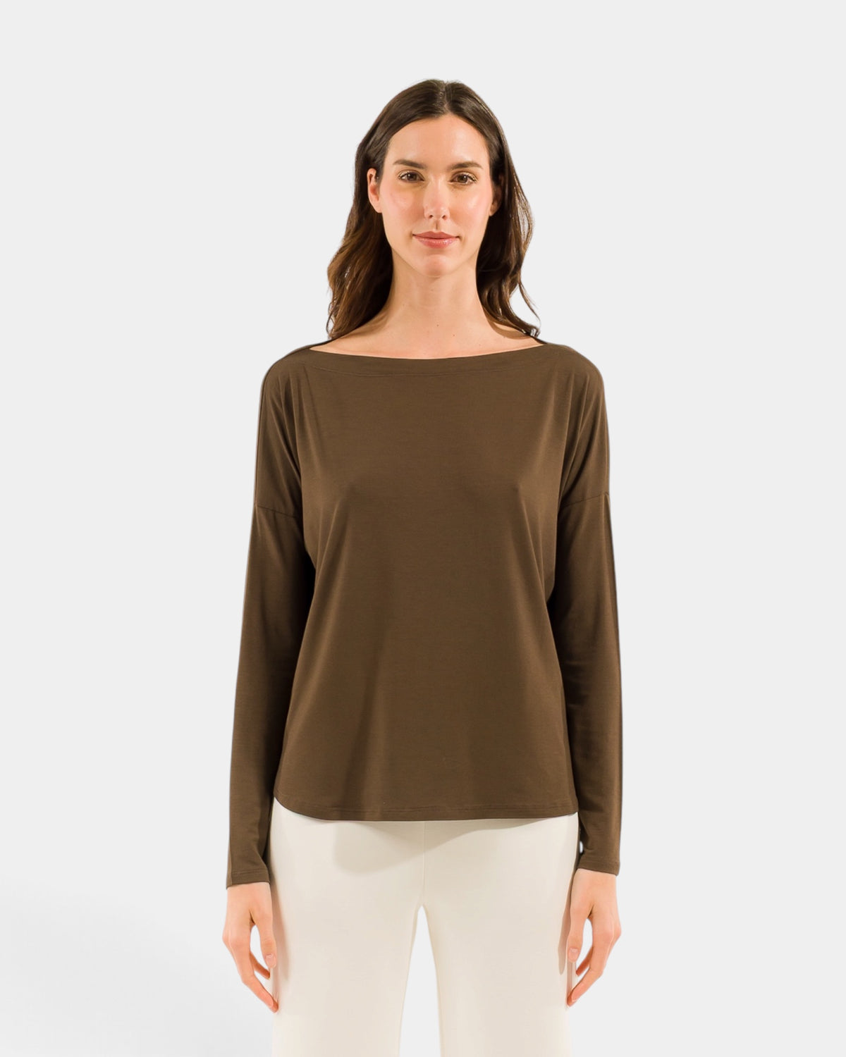 Kontatto - Blusa Over Testa di Moro