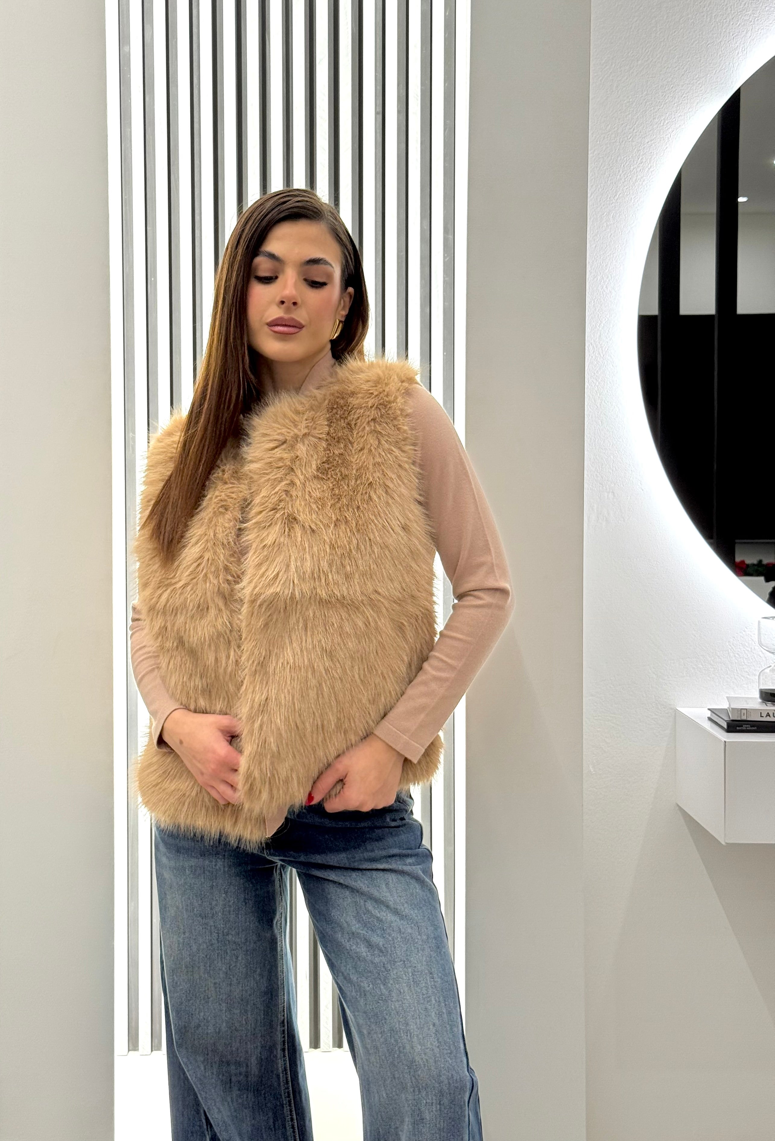 Koralline - Gilet Pelliccia