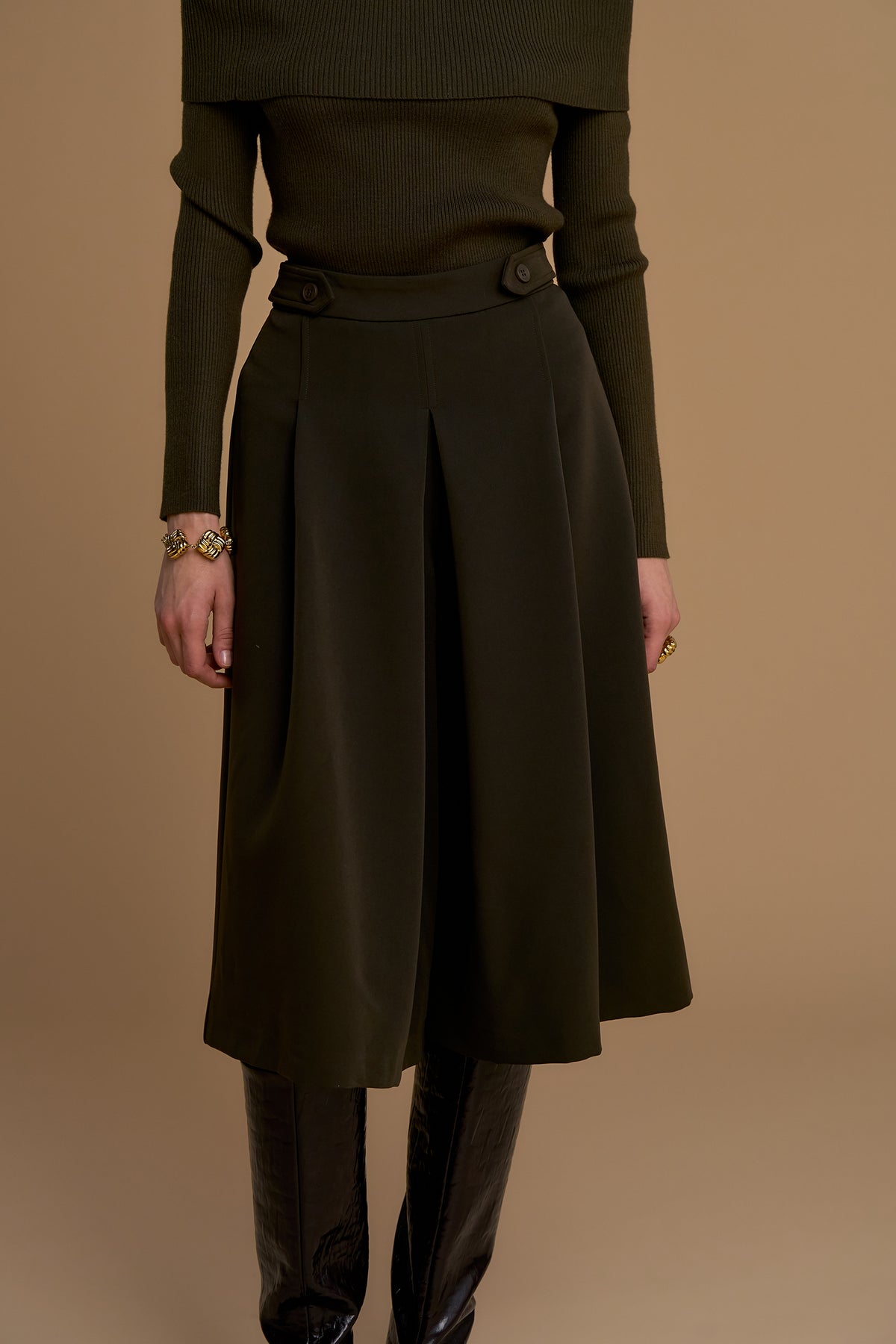 No Secrets - Maxi Bermuda con Pinces