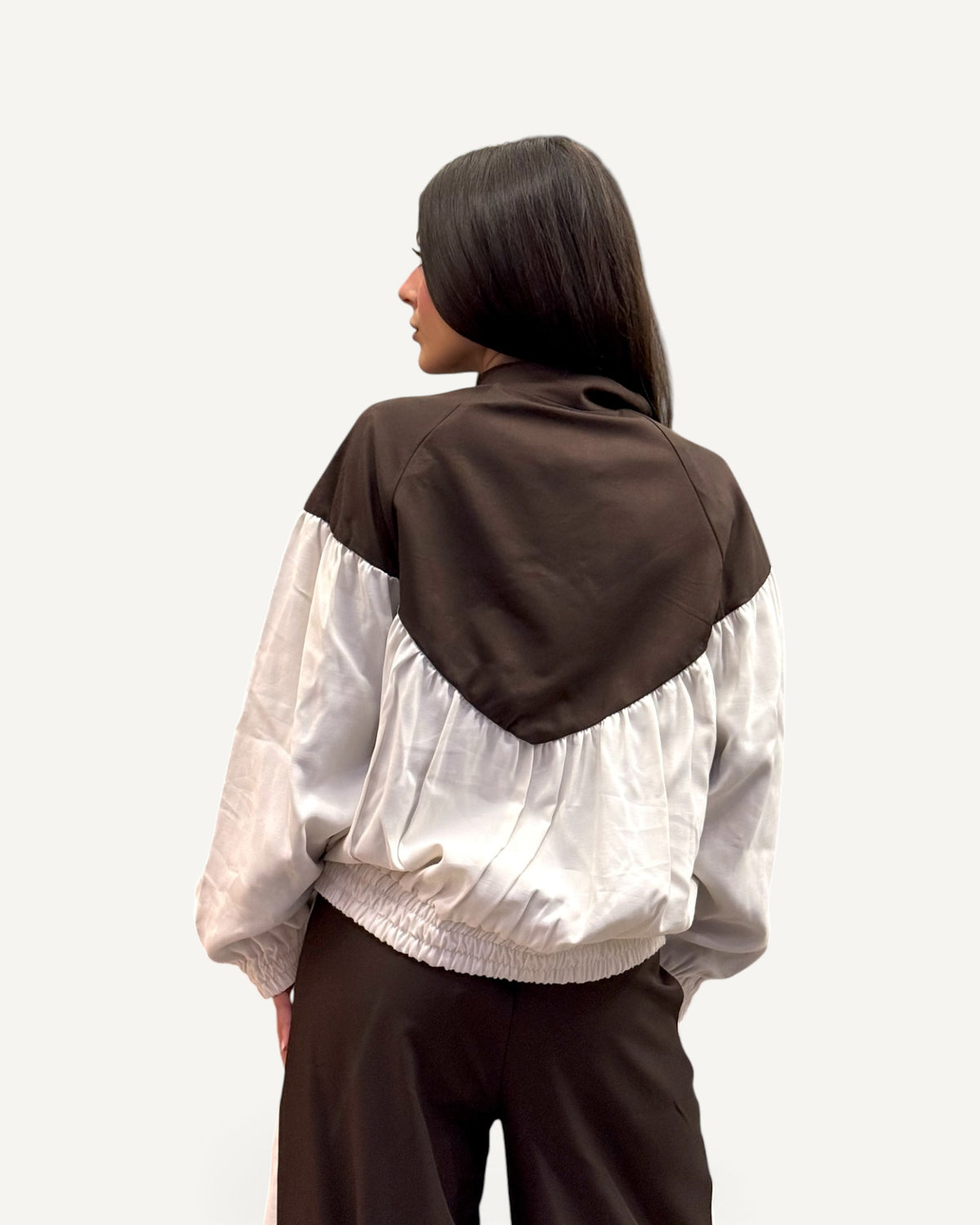 KikiSix - Bomber Increspato Bicolour