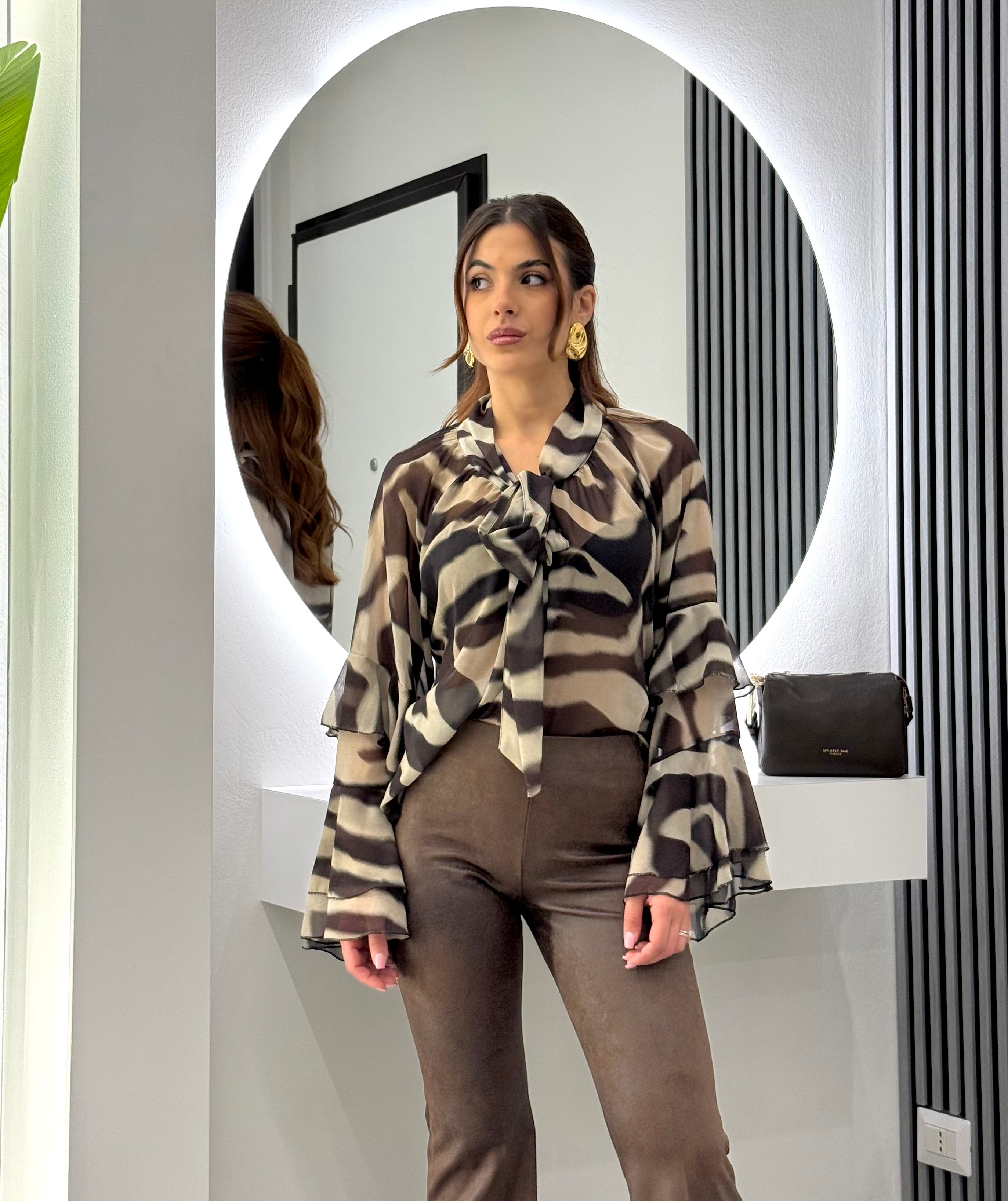 D'Elle Giulia Mastini - Camicia Zebrata